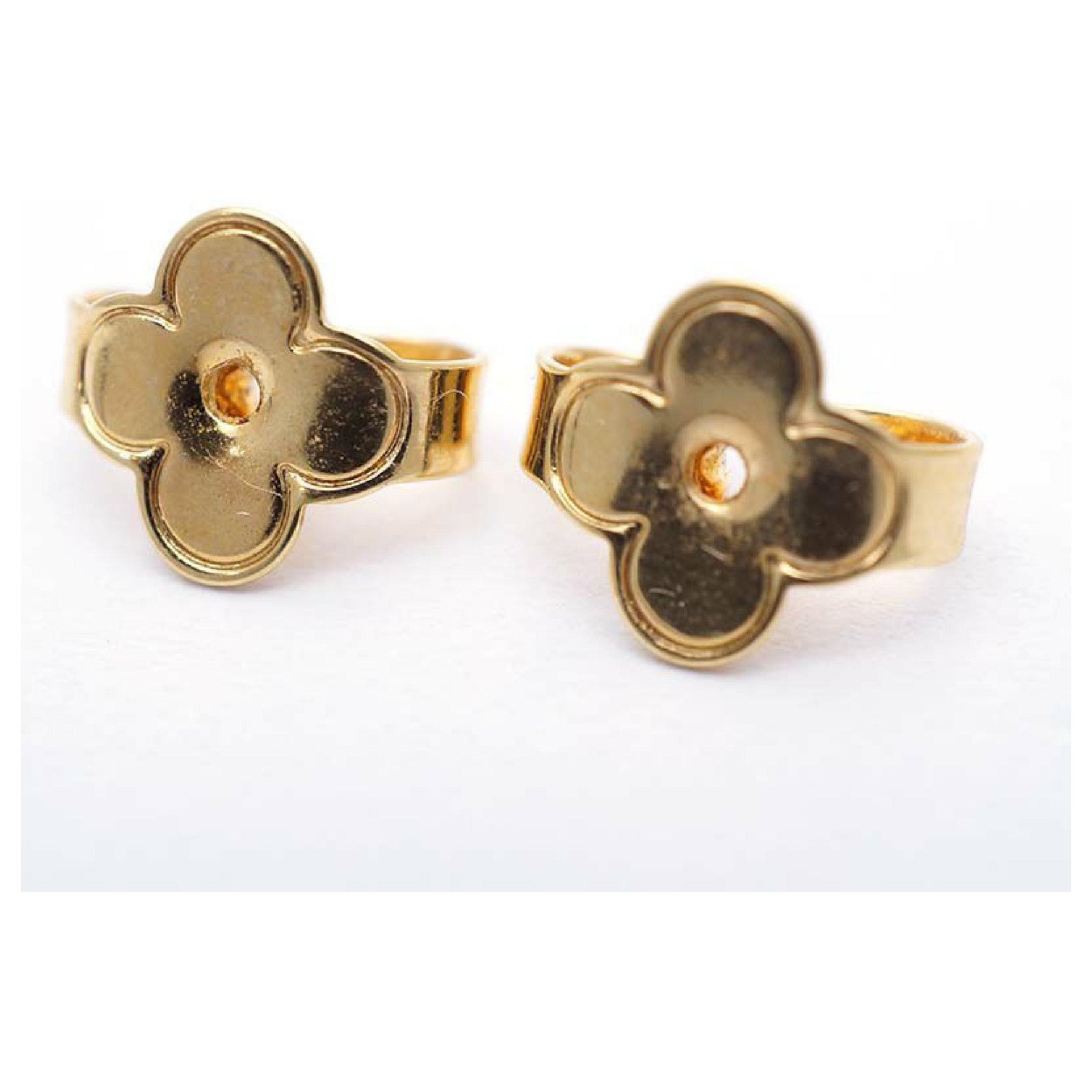 LOUIS VUITTON LOUIS VUITTON Boucle d'oreille Blooming Pierced earrings Gold  Plated Used LV M64859｜Product Code：2107600883052｜BRAND OFF Online Store
