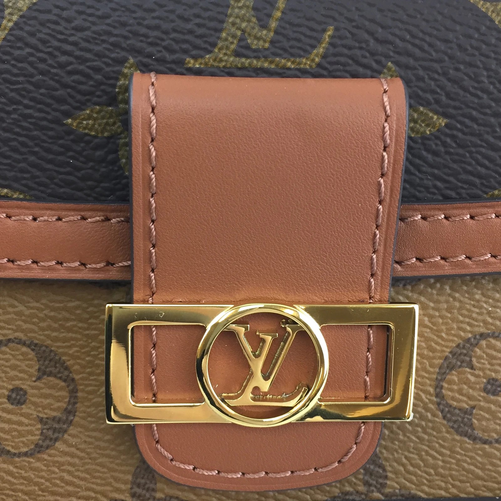 Louis Vuitton Dauphine Bumbag Reverse Monogram Canvas BB Brown