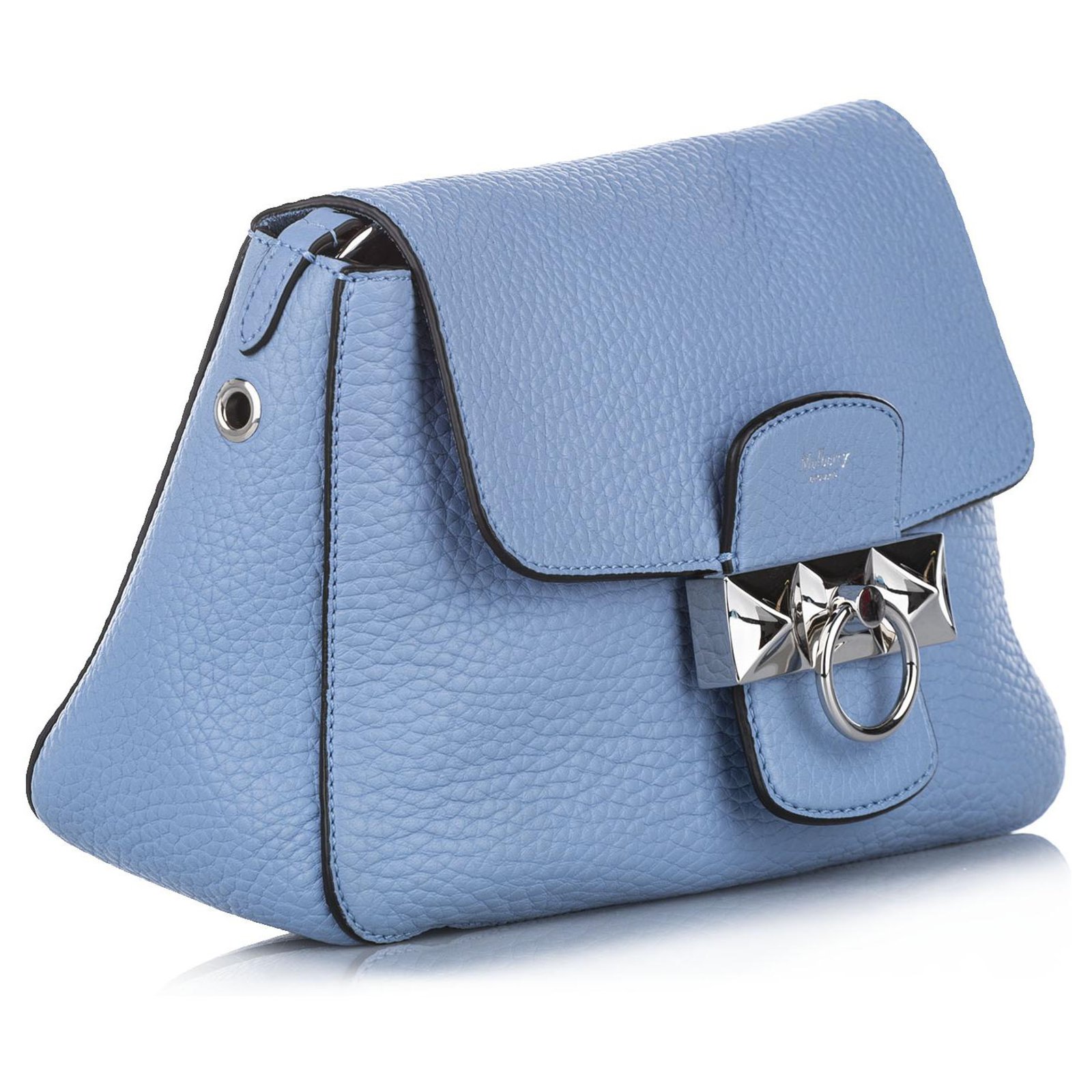 Mulberry Blue Mini Keeley Leather Shoulder Bag