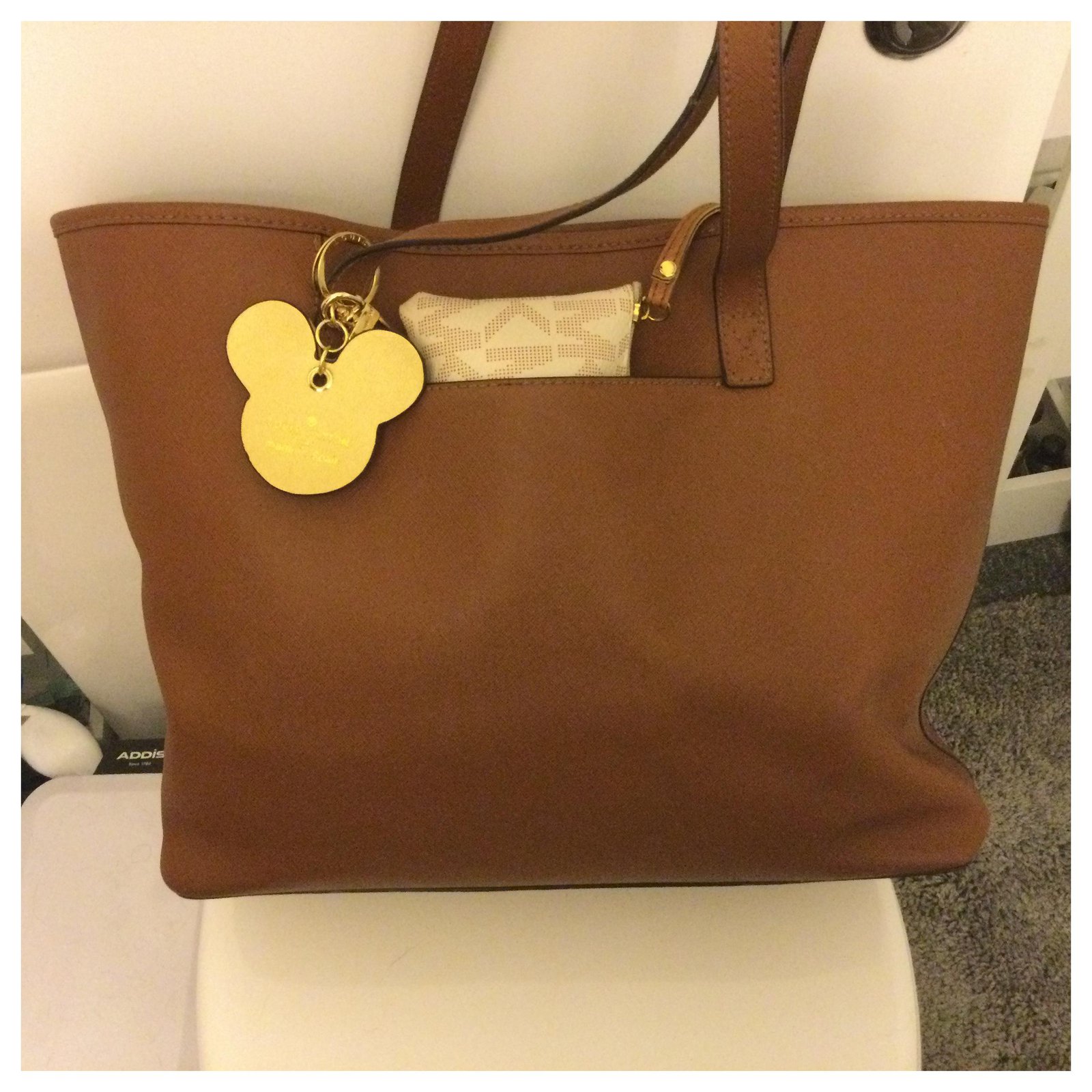 Michael Kors Jet Set Travel Tote. Caramel Synthetic ref.276537 - Joli Closet