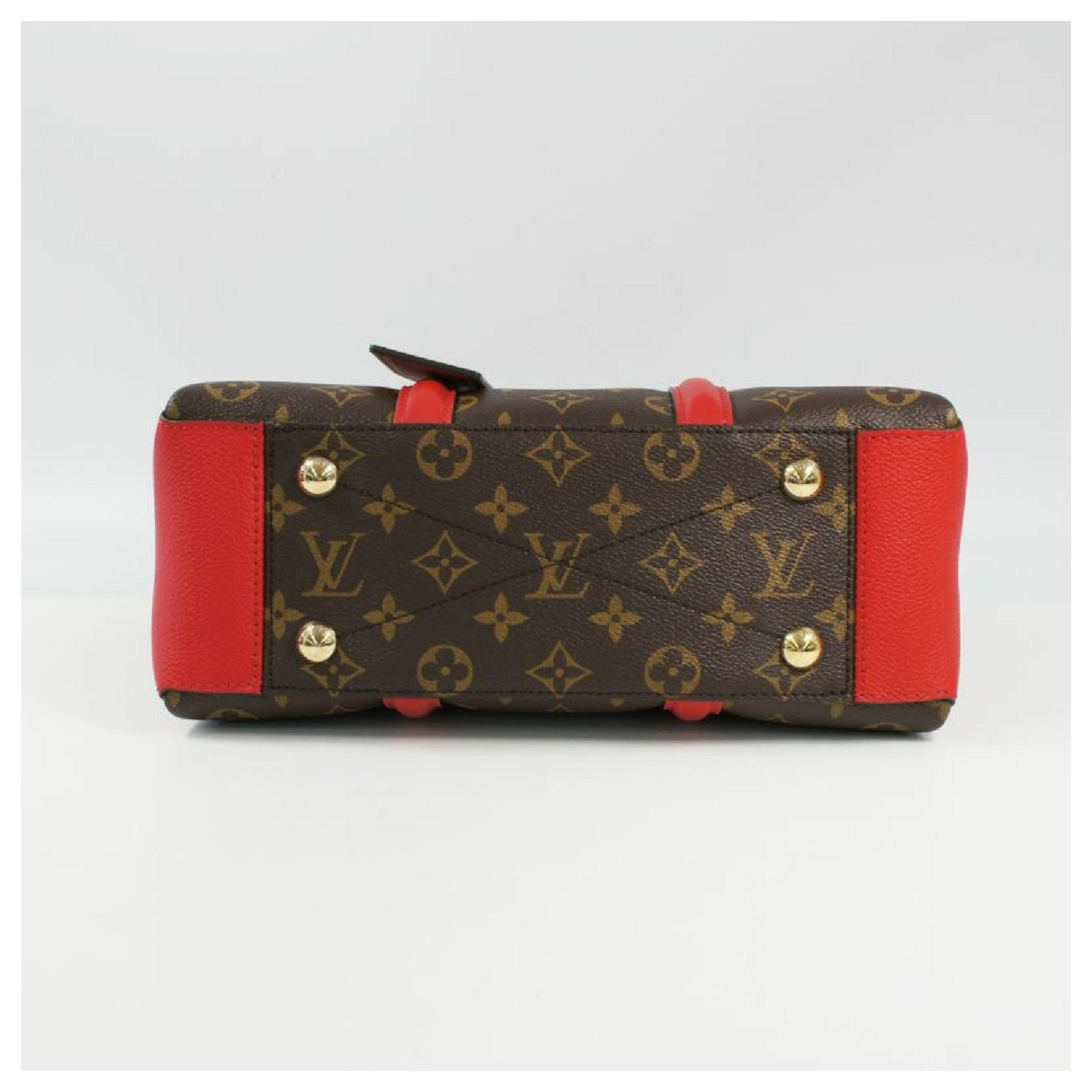 Louis Vuitton Monogram Canvas Soufflot BB Bag M44815 Red 2020