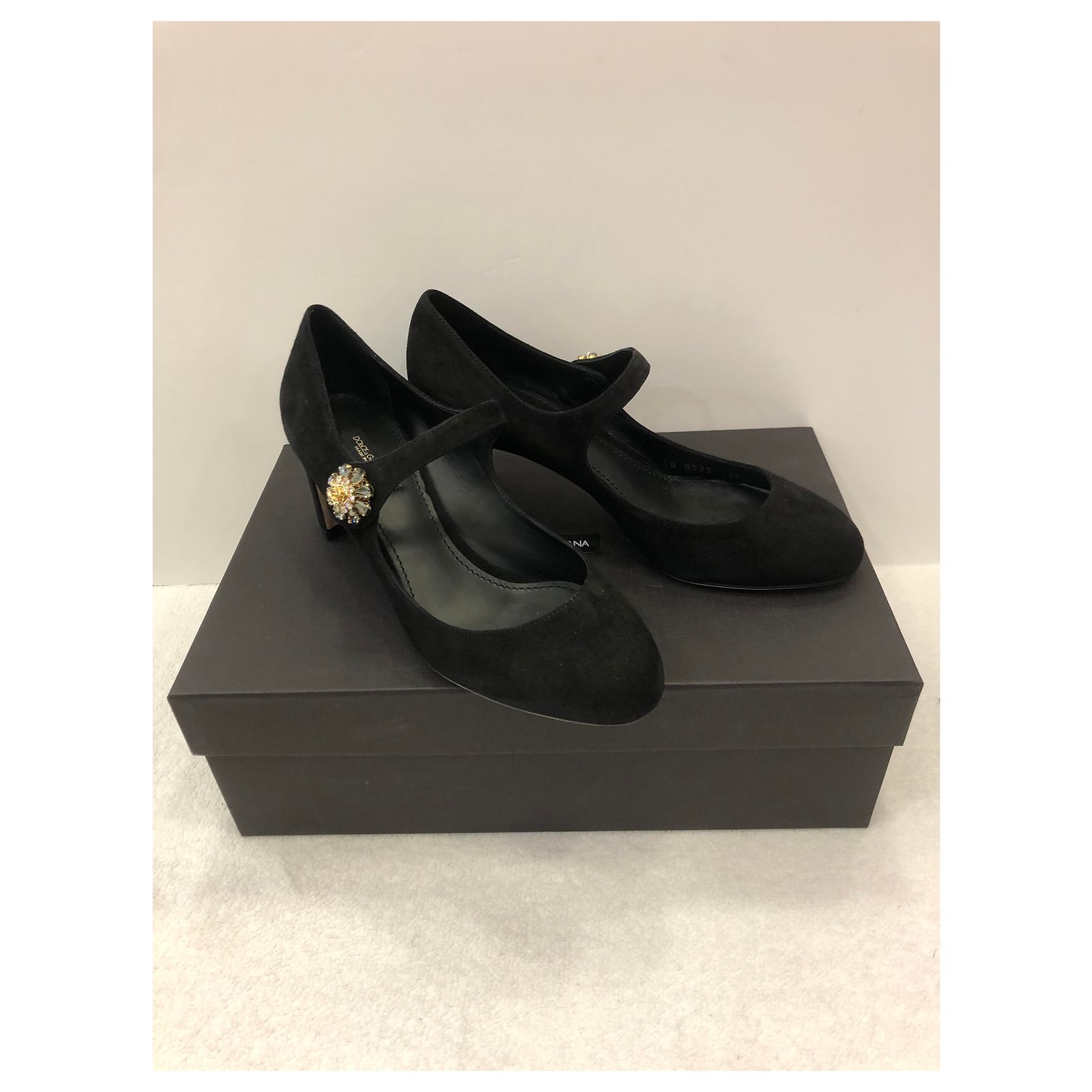 Chaussures Dolce & Gabbana Femme - Taille 40 EU (9.5 US), Daim Marron, Fabriqué En Italie