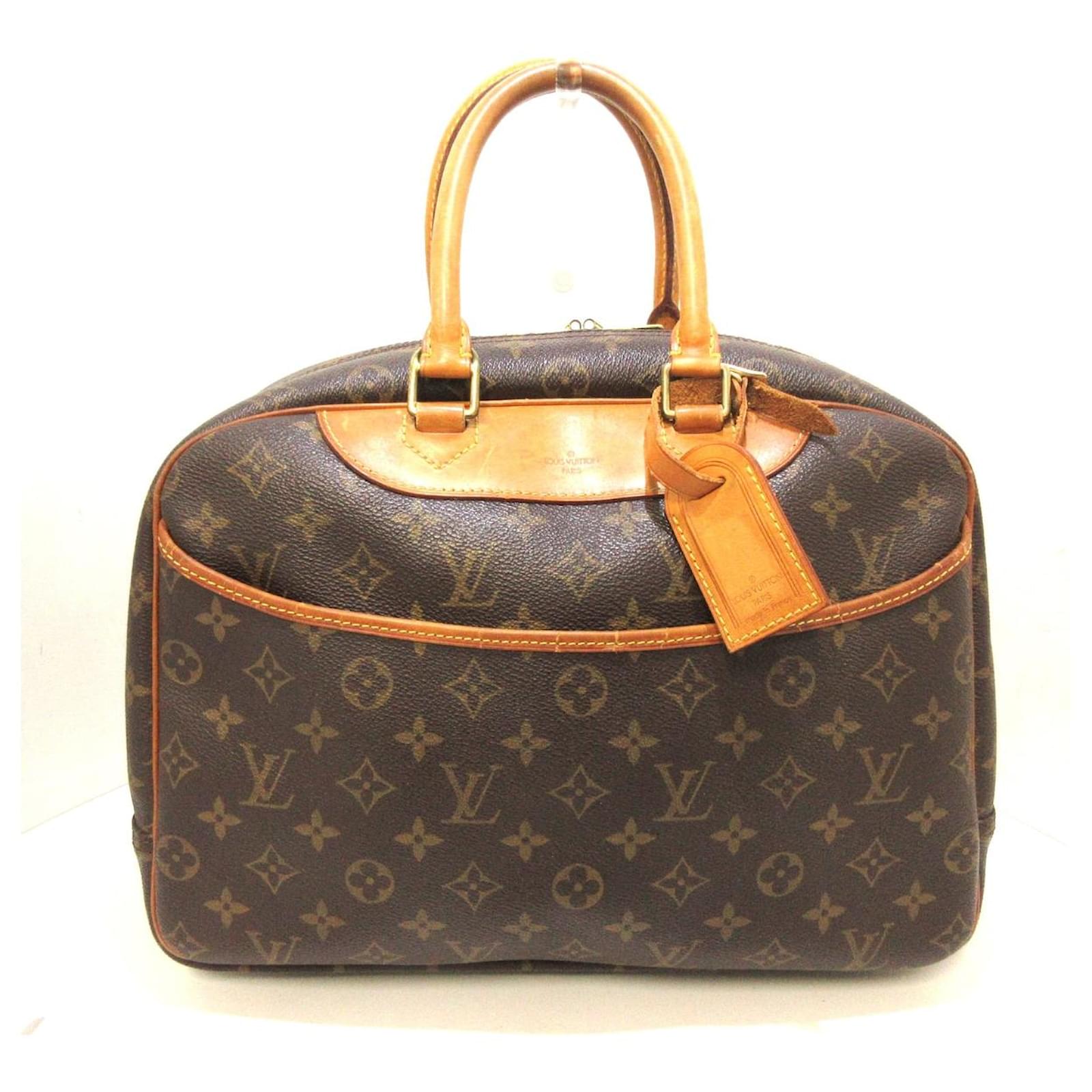 Louis Vuitton Bowling Vanity Marrone Tela ref.280224 Joli Closet