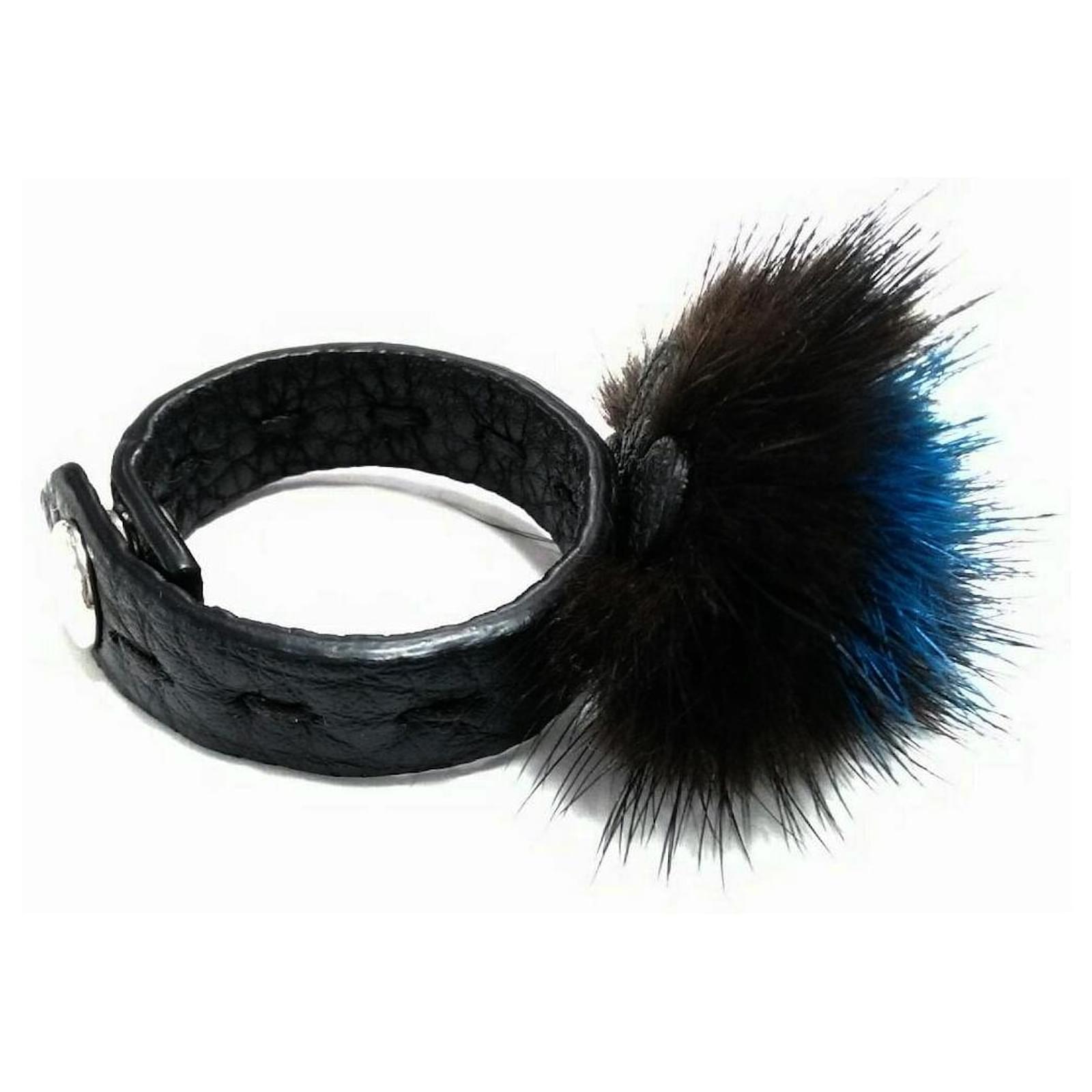 Fendi ring Black Fur ref.280257 - Joli Closet