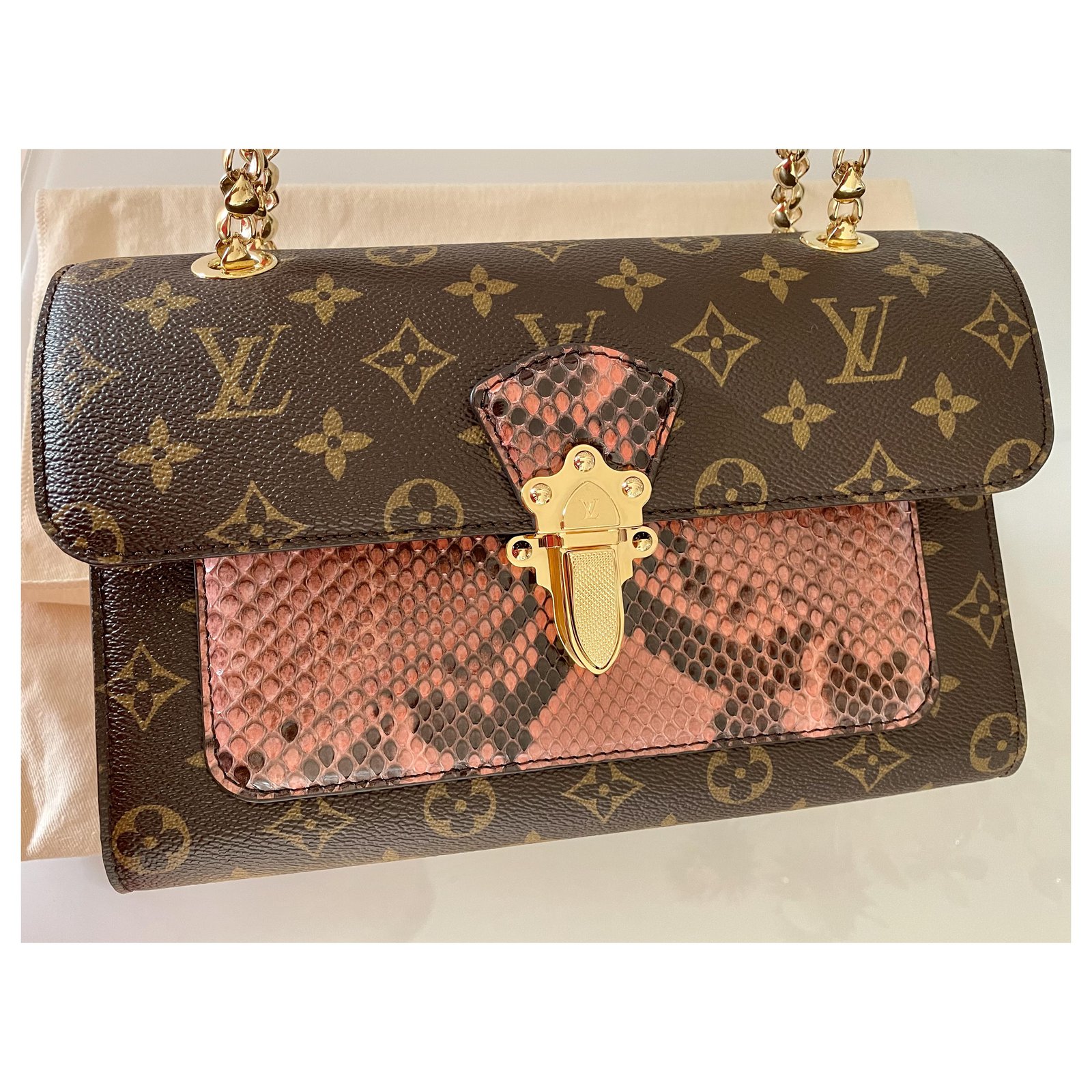 Louis Vuitton Python Victoire Bag