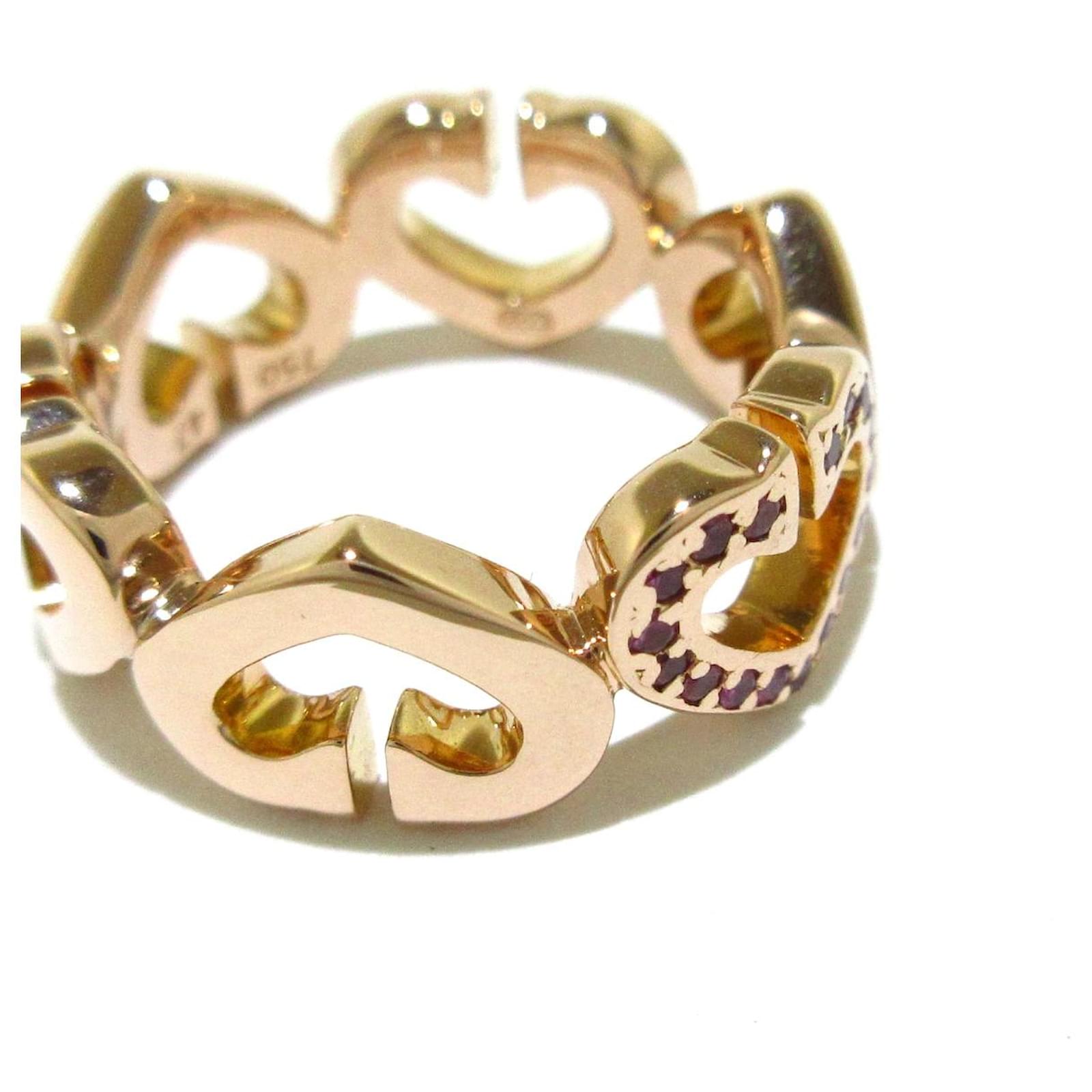 Cartier C heart Golden Pink gold ref.283336 Joli Closet