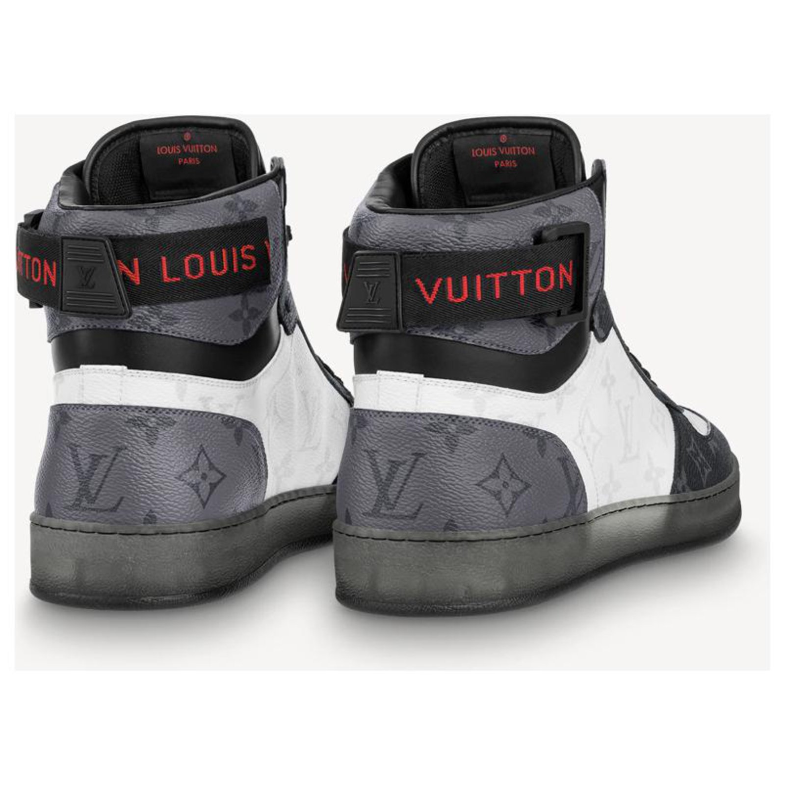 NUOVE SCARPE DA ginnastica alte Louis Vuitton Rivoli nere da uomo UK 10 US  11 EUR 651,30 - PicClick IT