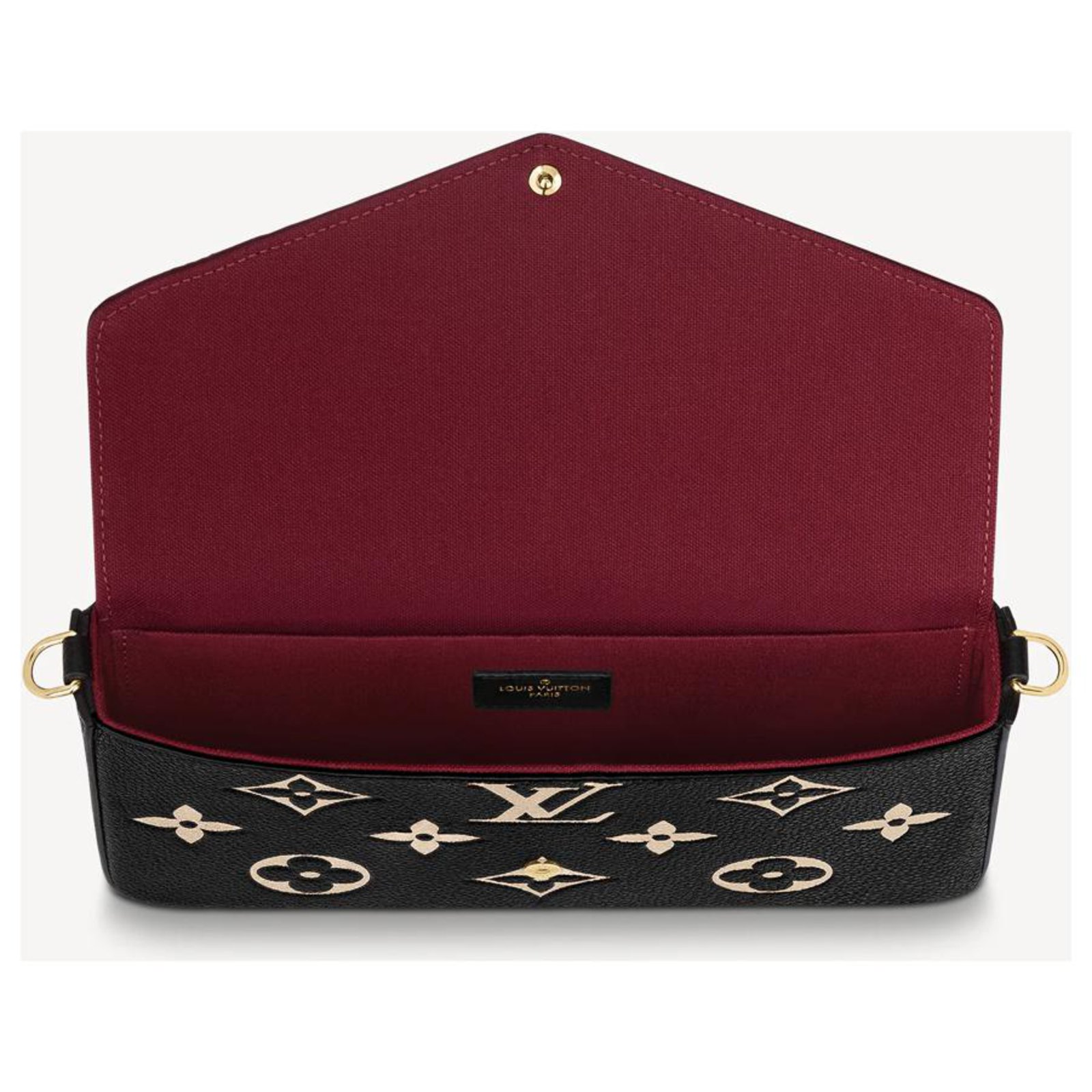 Louis Vuitton Noir Felicie Pochette Bag – The Closet