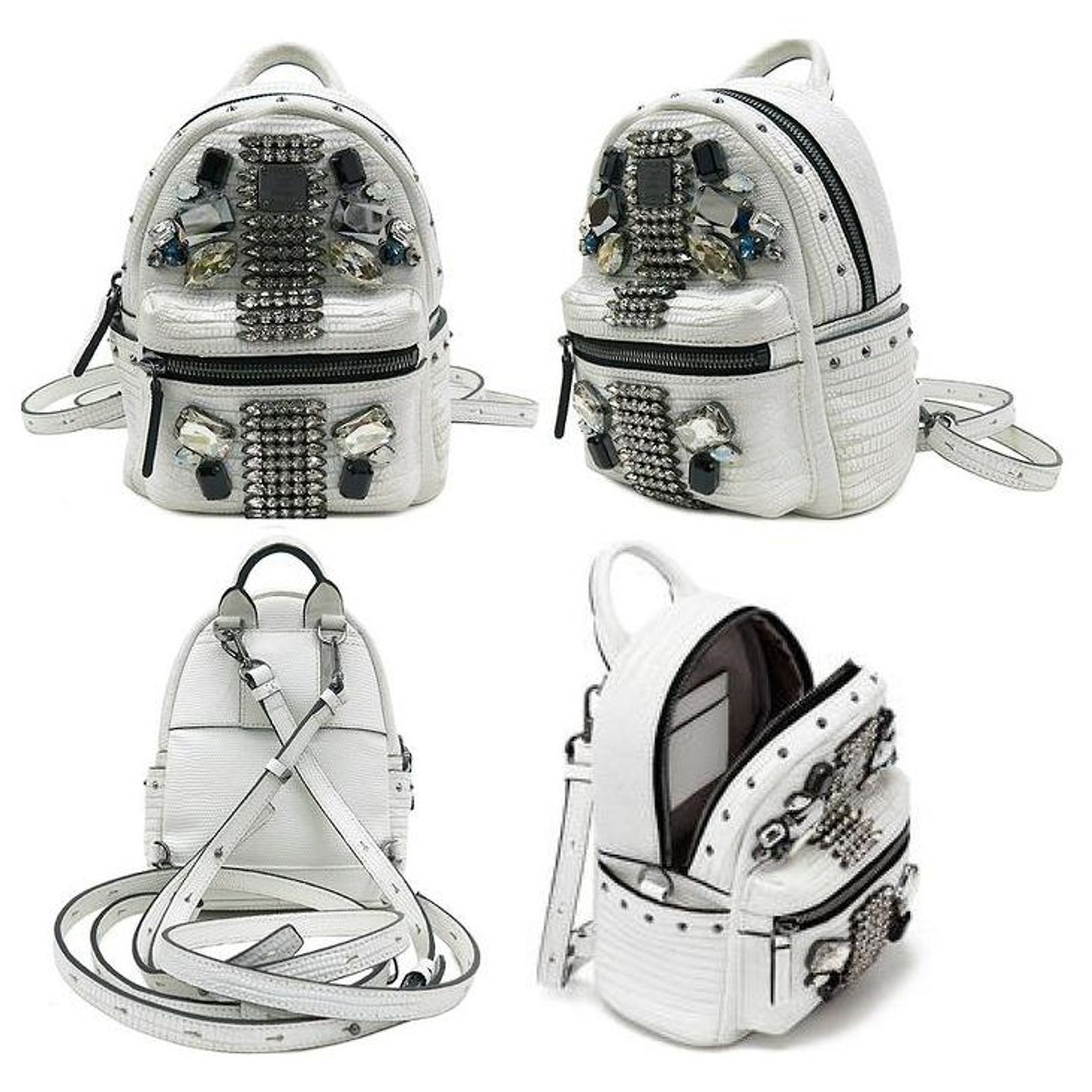 MCM Mini Swarovski Special Backpack 829MCT15 ref.286275  display picture 2