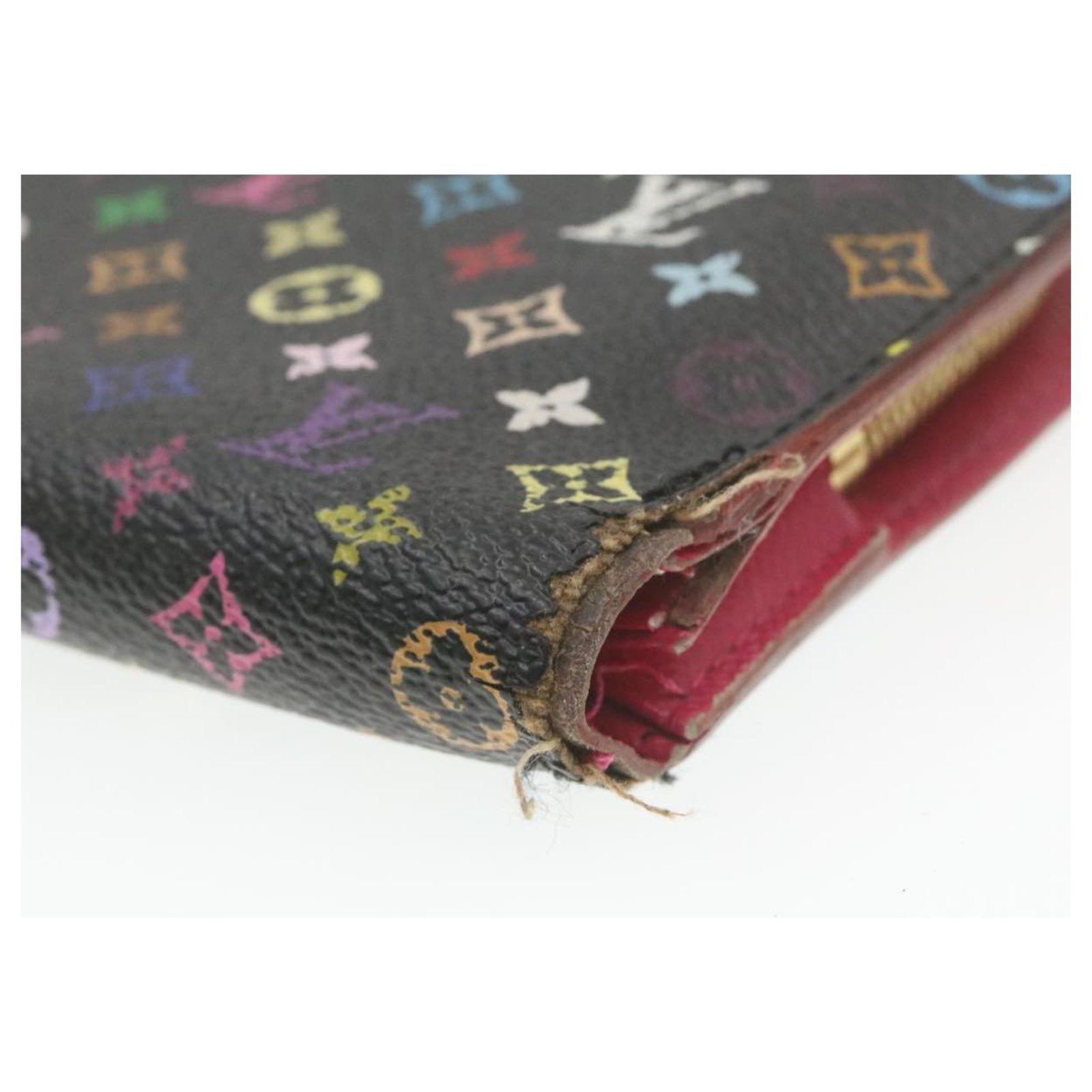 LOUIS VUITTON Monogram Multicolor Portefeuille Insolite Wallet M93754 Auth  yt106 White Yellow Cloth ref.334001 - Joli Closet