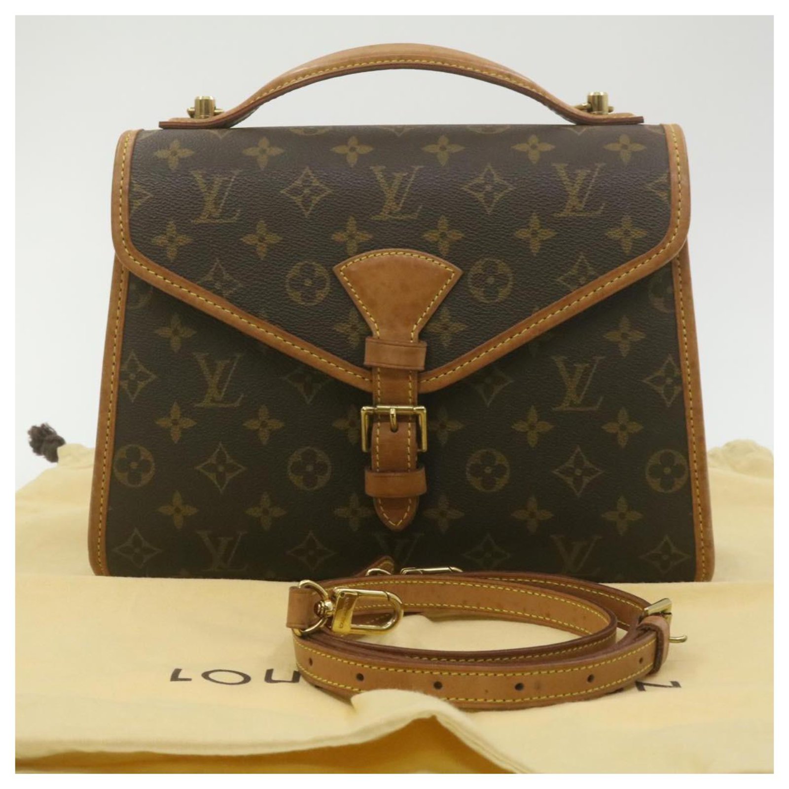Louis Vuitton Bel Air Shoulder Bag 2WAY Hand Bag Monogram Brown M51122  Women