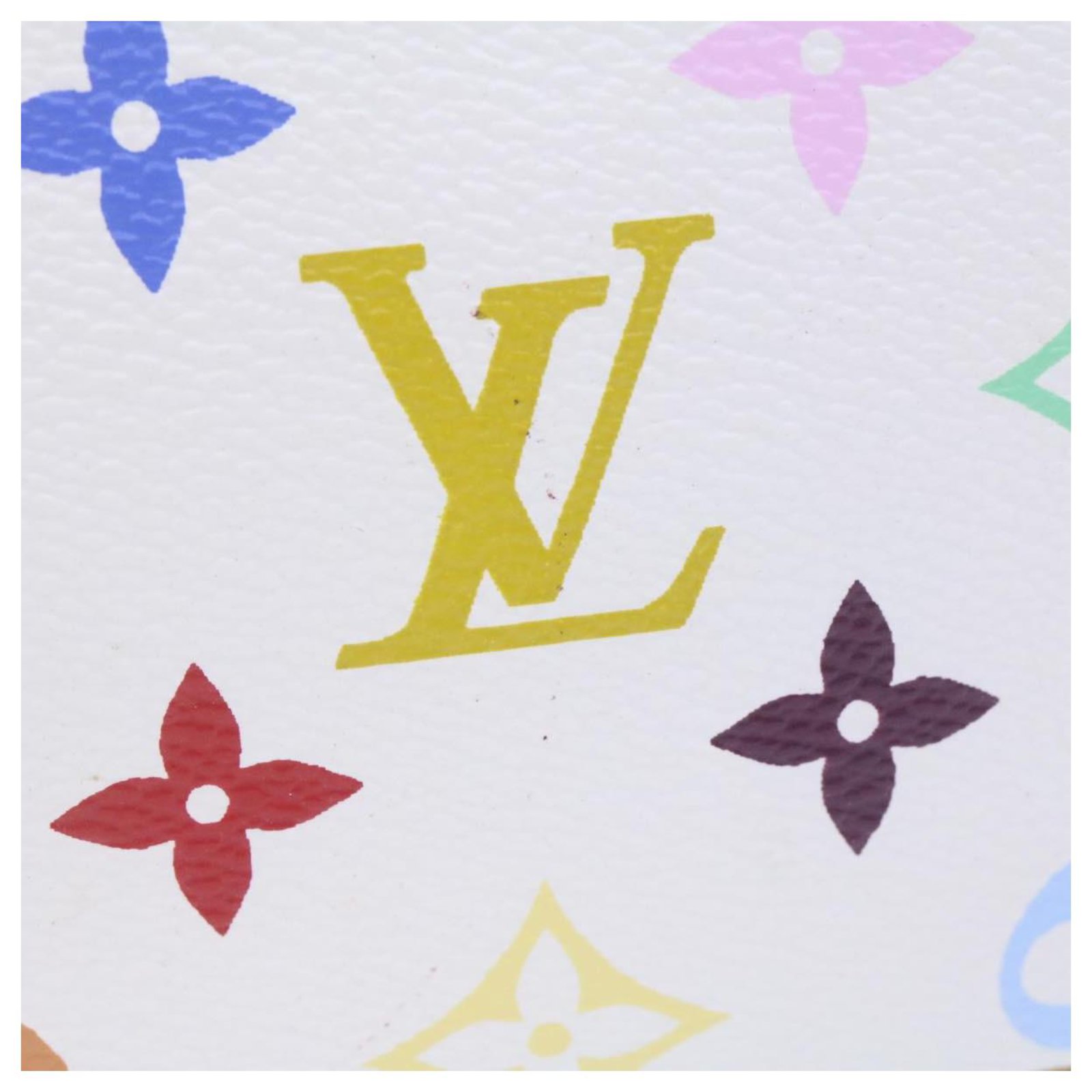 LOUIS VUITTON Monogram Multicolor Pochette Accessoires Pouch White M92649  20834 Cloth ref.287943 - Joli Closet