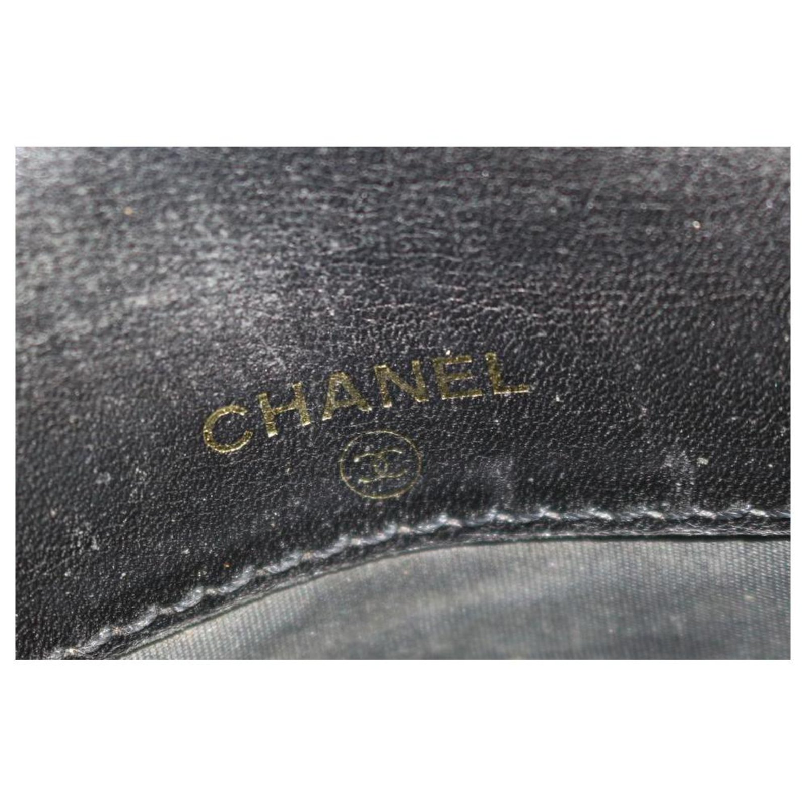 Chanel Black Caviar CC Cigarette Case 3CE1228 ref.290150 - Joli Closet
