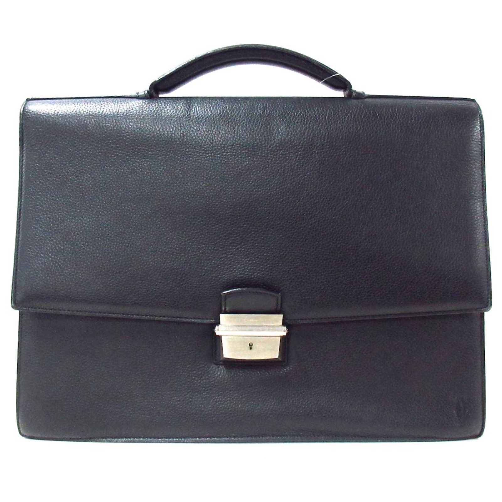 Cartier Briefcase Black Leather ref.290397 - Joli Closet