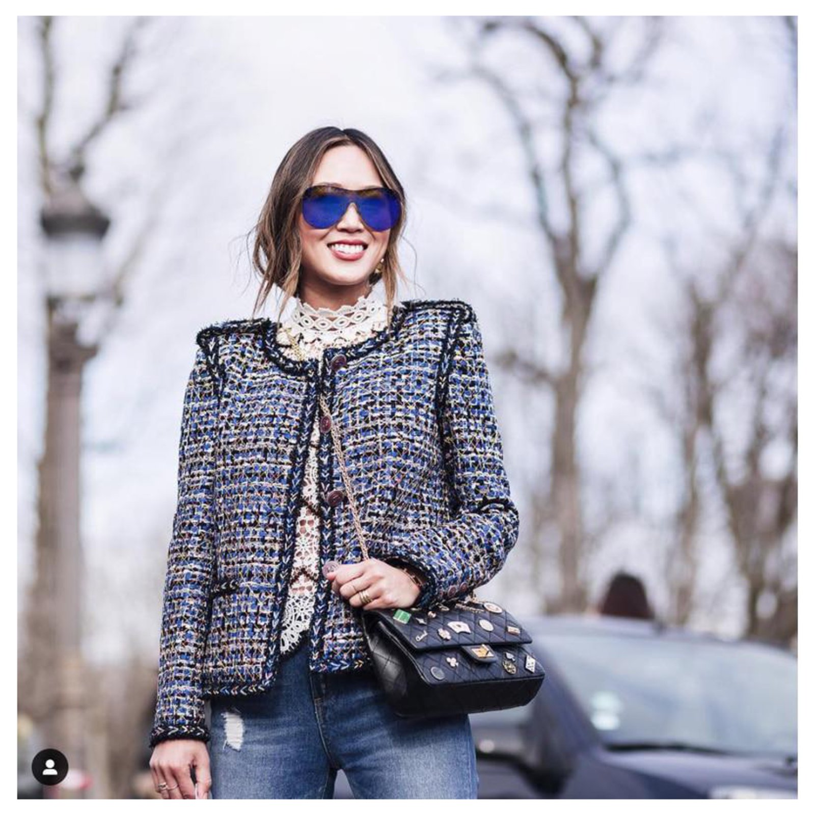 Chanel 10A Fringed Lesage Tweed Jacket