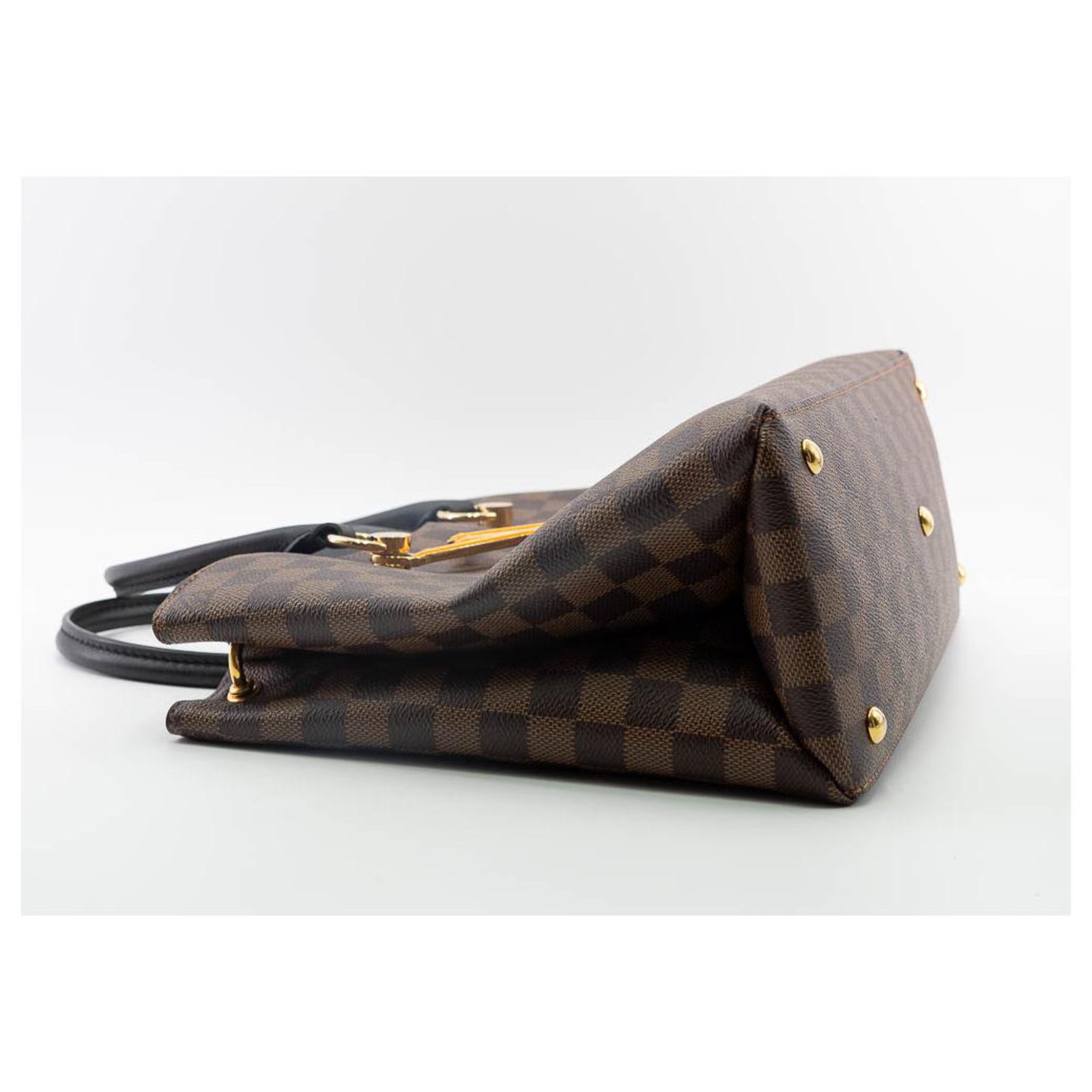 Lv riverside leather handbag Louis Vuitton Brown in Leather - 34203773