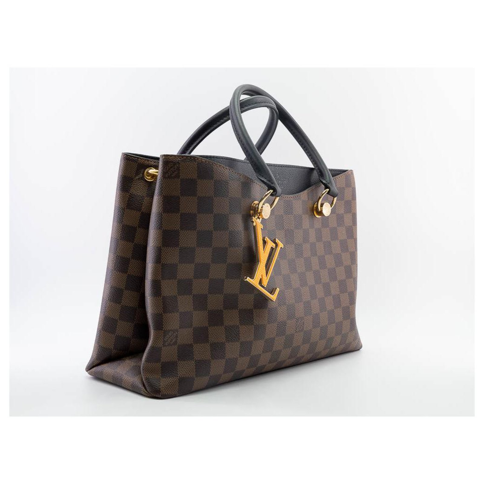 Louis Vuitton - Authenticated LV Riverside Handbag - Cloth Brown for Women, Very Good Condition