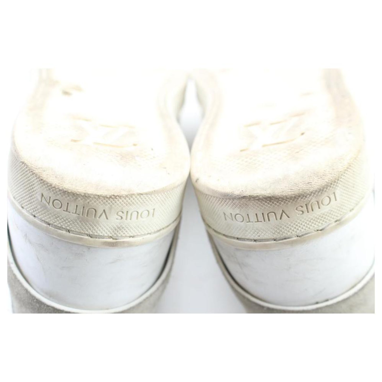 Louis Vuitton White Fuselage Sneaker Mens Sz 7.5 24LR0206