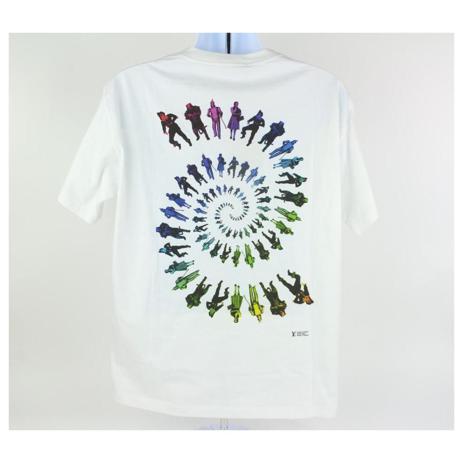 Louis Vuitton (Ultra rare) Virgil Abloh Ss19 Wizard Oz Spiral T-Shirt  ref.291422 - Joli Closet