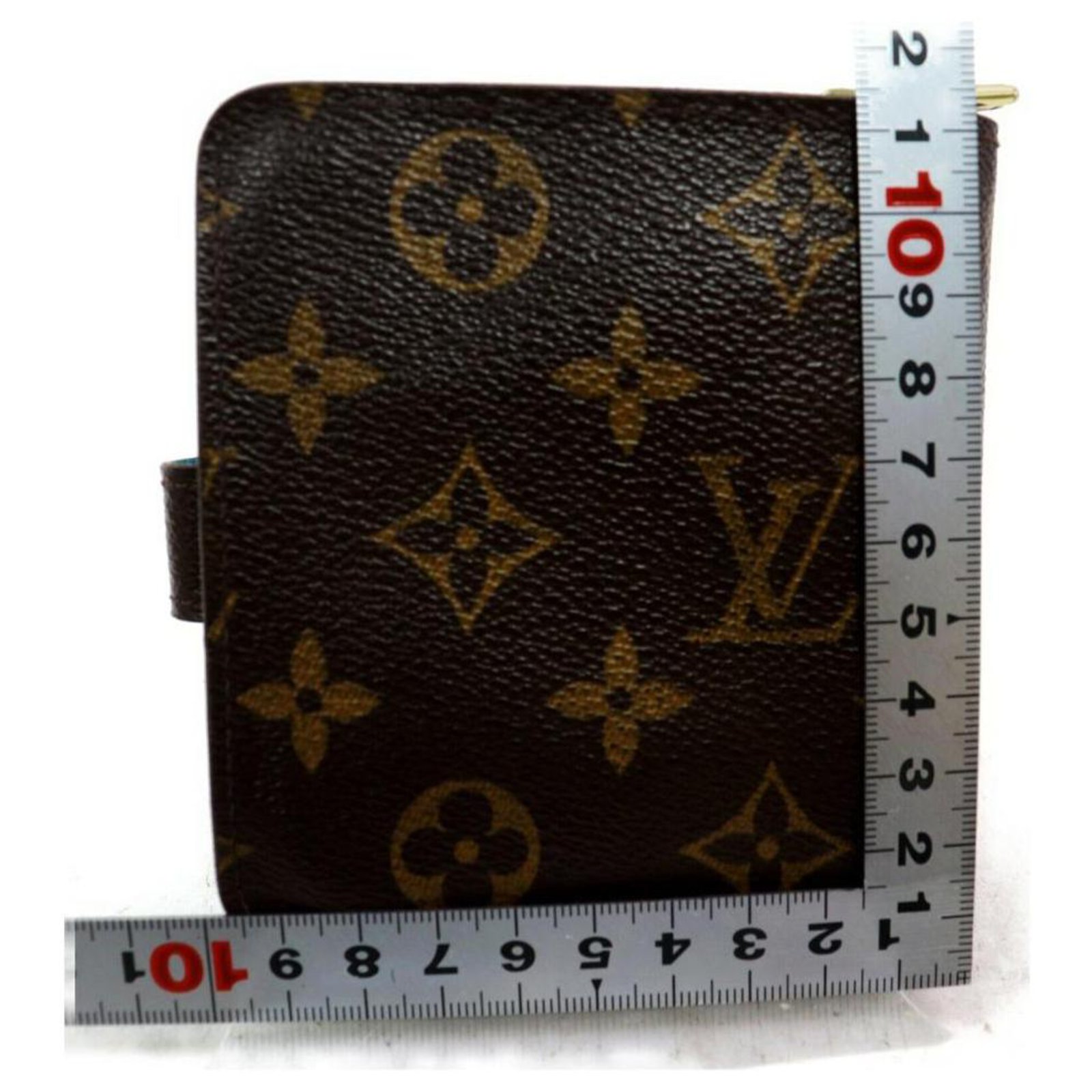Louis Vuitton Limited Collection Monogram BellBoy Groom Blue Bifold  Zip-Around Compact Wallet - The Attic Place
