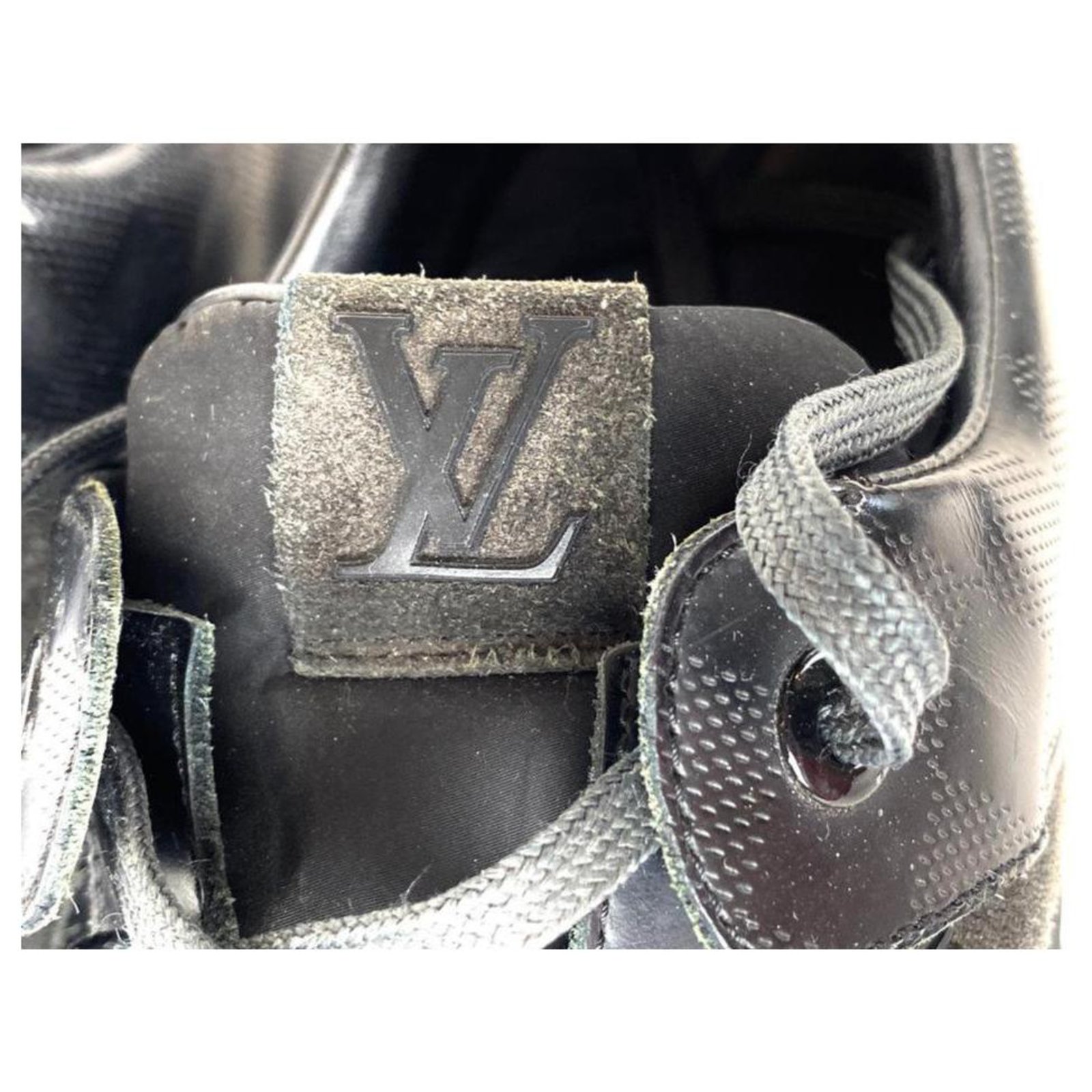 Louis Vuitton Damier Infini Runaway Slalom Sneaker Mens Black ref