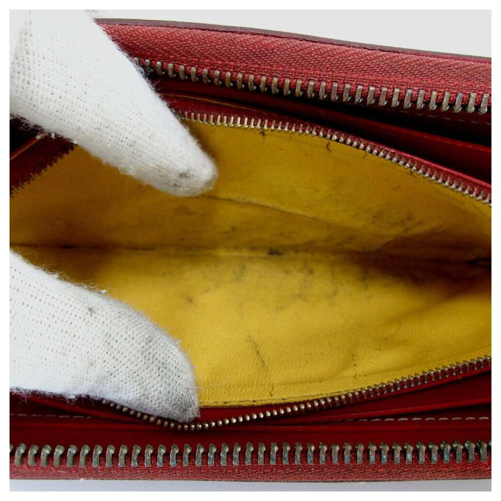 Goyard Chevron Matignon Zip Around Wallet