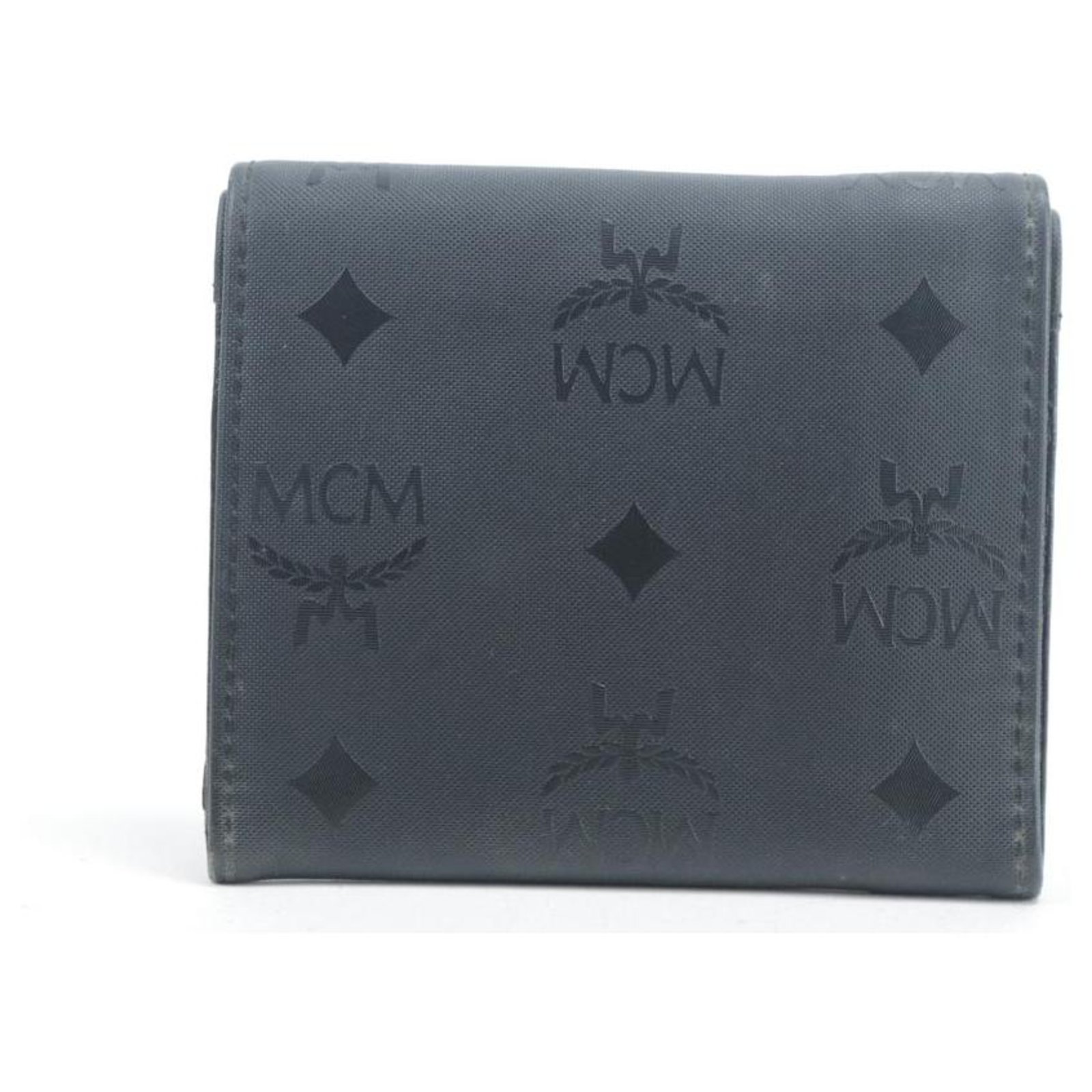 Mcm Monogram Visetos Compact Wallet Black 20mk0113 Ref 291744 Joli Closet