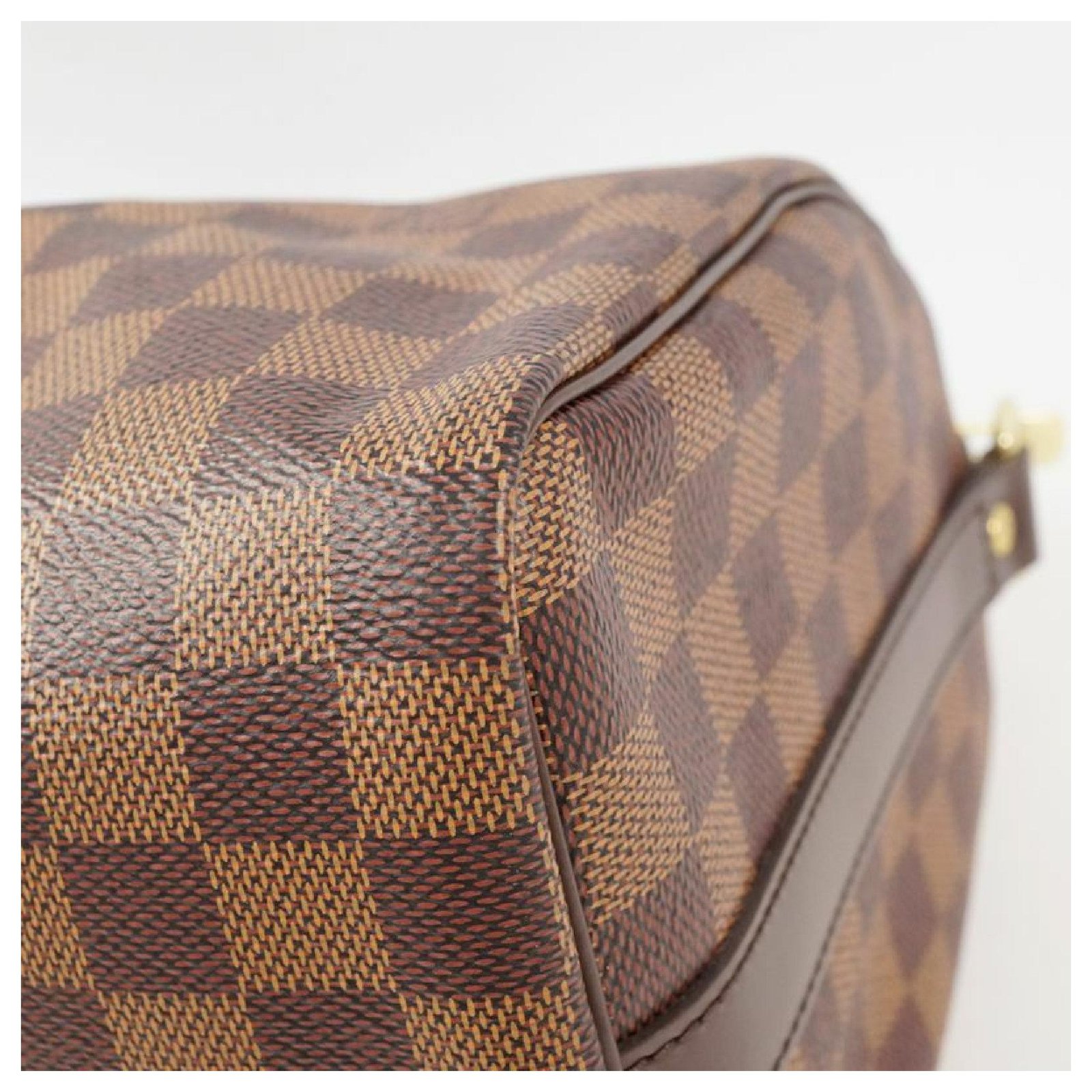 Louis Vuitton N41374 Speedy 25 手袋單肩包白格帆布尺寸： 25x19x15cm 