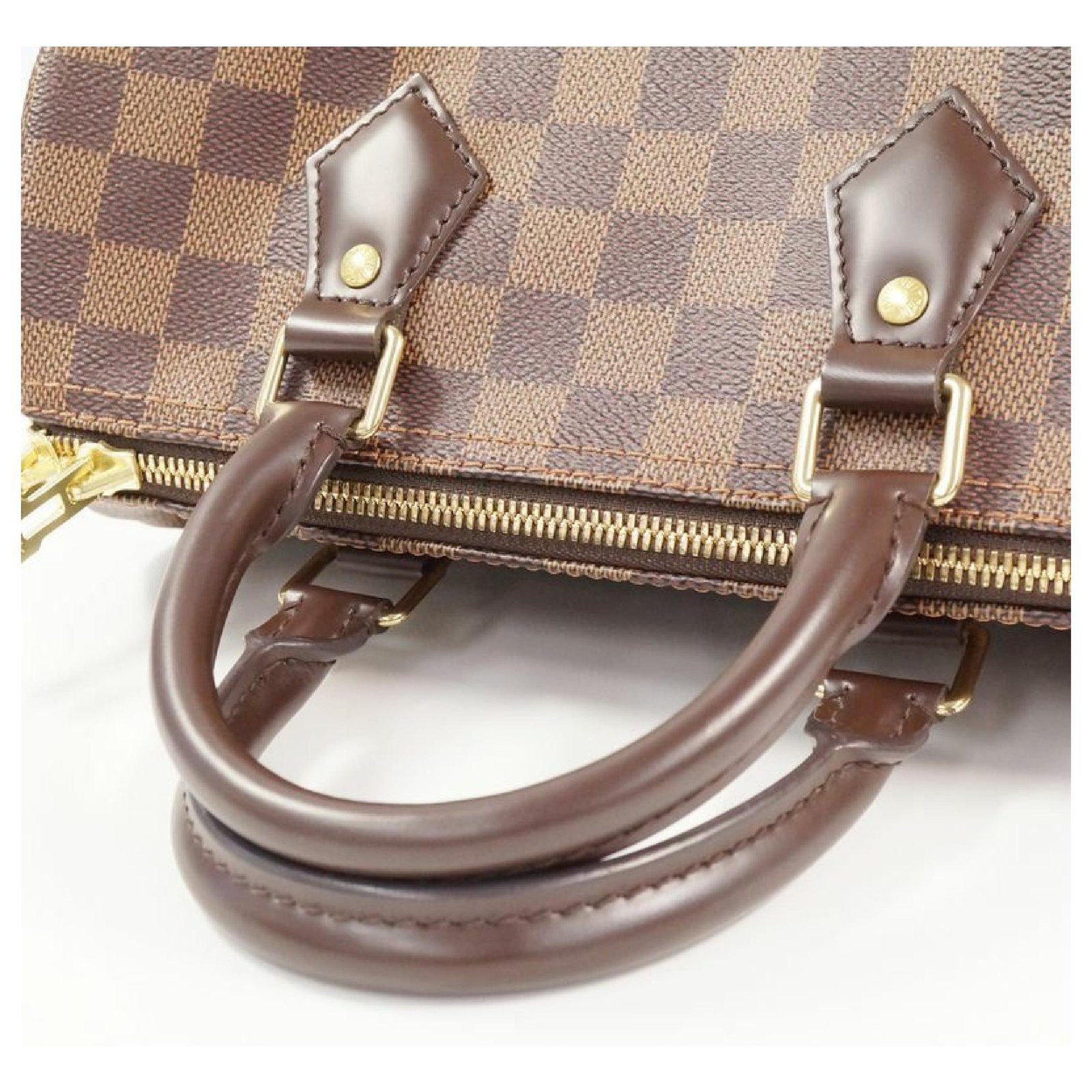 Louis Vuitton Damier Ebene Speedy Bandouliere 25 Bag – The Closet