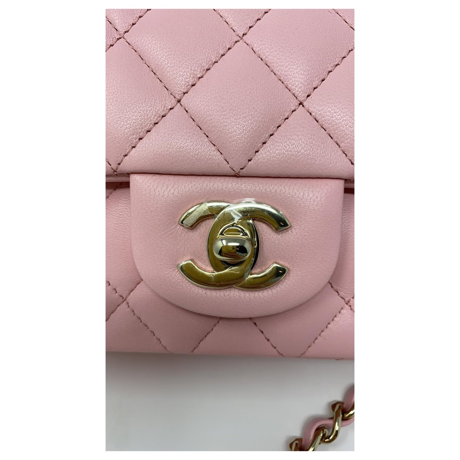 Chanel Timeless Flap Bag Small Lamb Iridescent