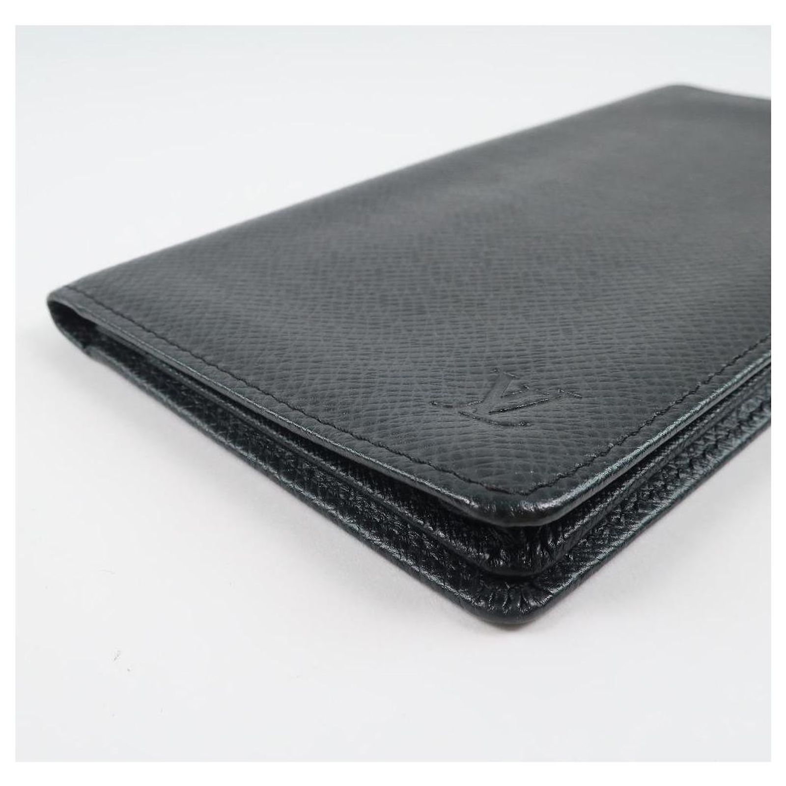 Louis Brazza Louis Vuitton Brazza Black Leather ref.292837 - Joli Closet