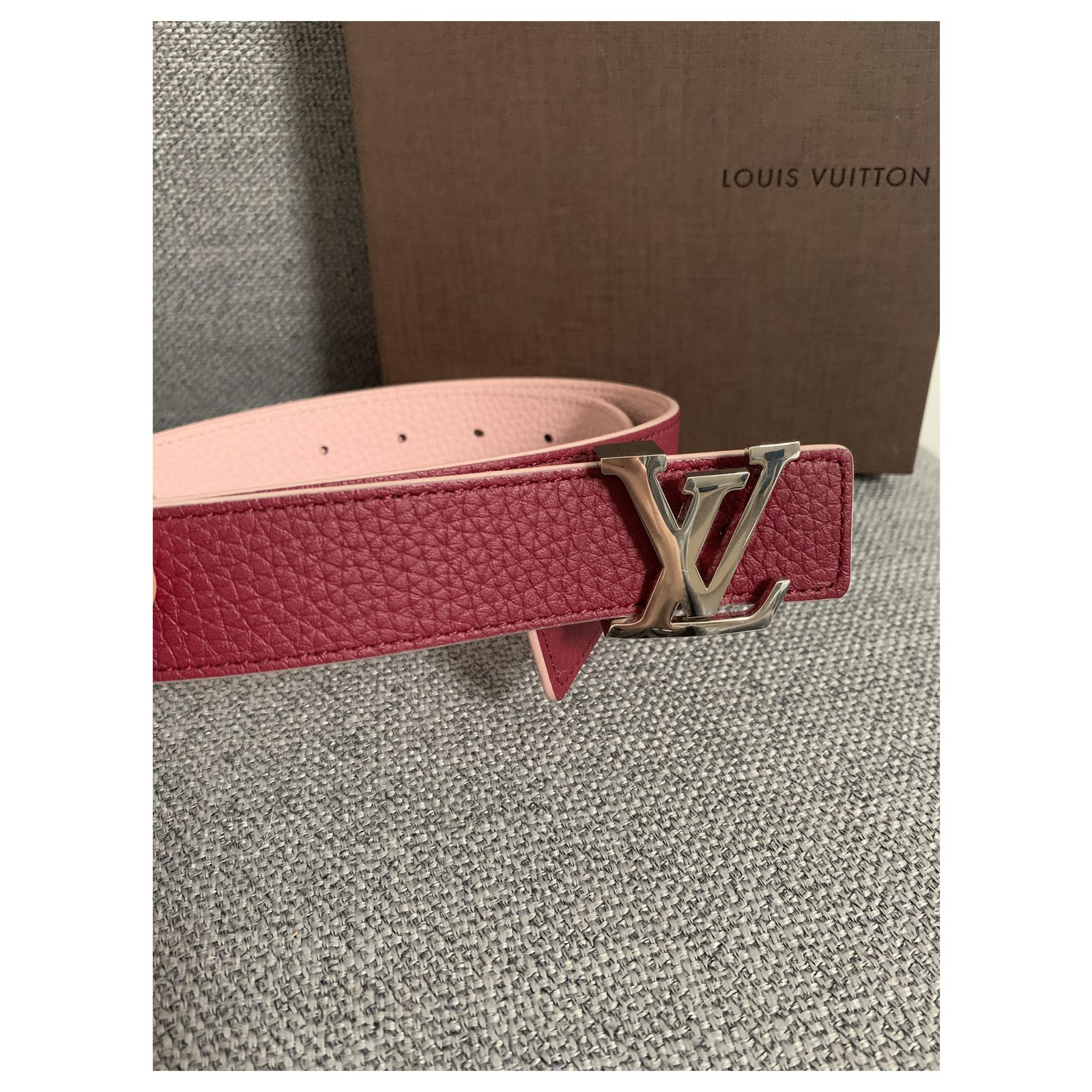 Louis Vuitton Belts Pink Leather ref.292870 - Joli Closet