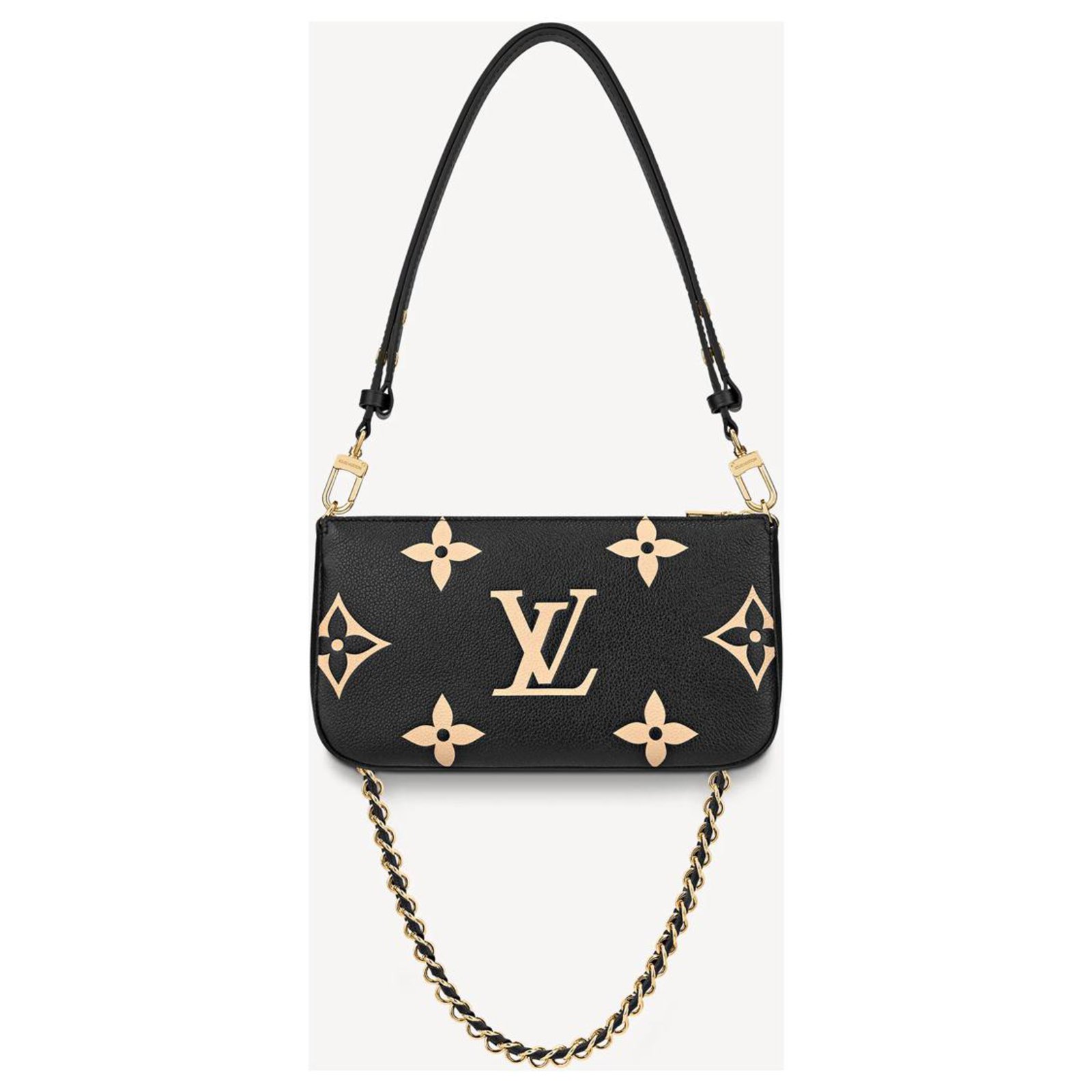 Multi pochette accessoires cloth mini bag Louis Vuitton Black in Cloth -  16567146
