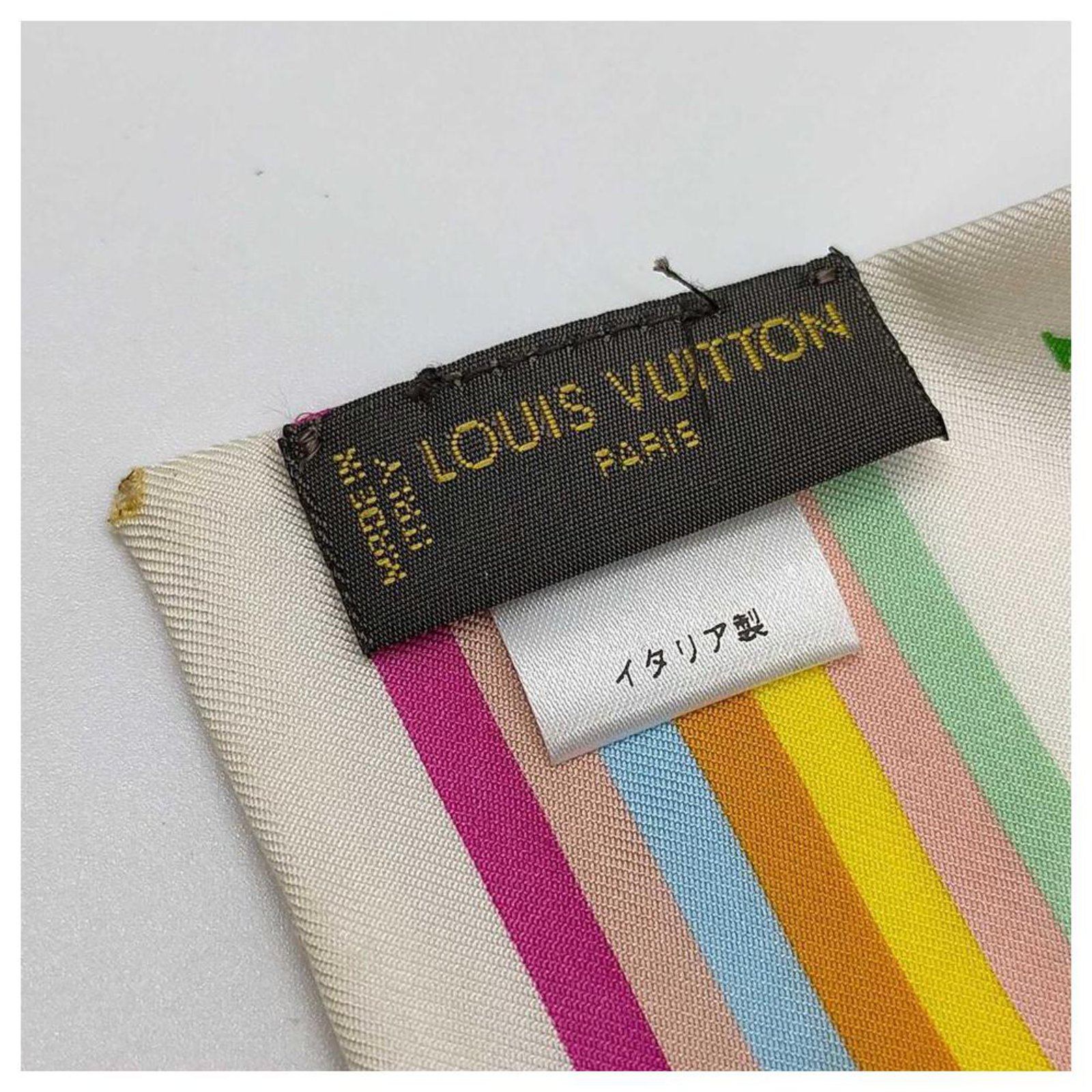 Louis Vuitton Striped Jacket in Multicolor Leather Multiple colors  ref.1014722 - Joli Closet