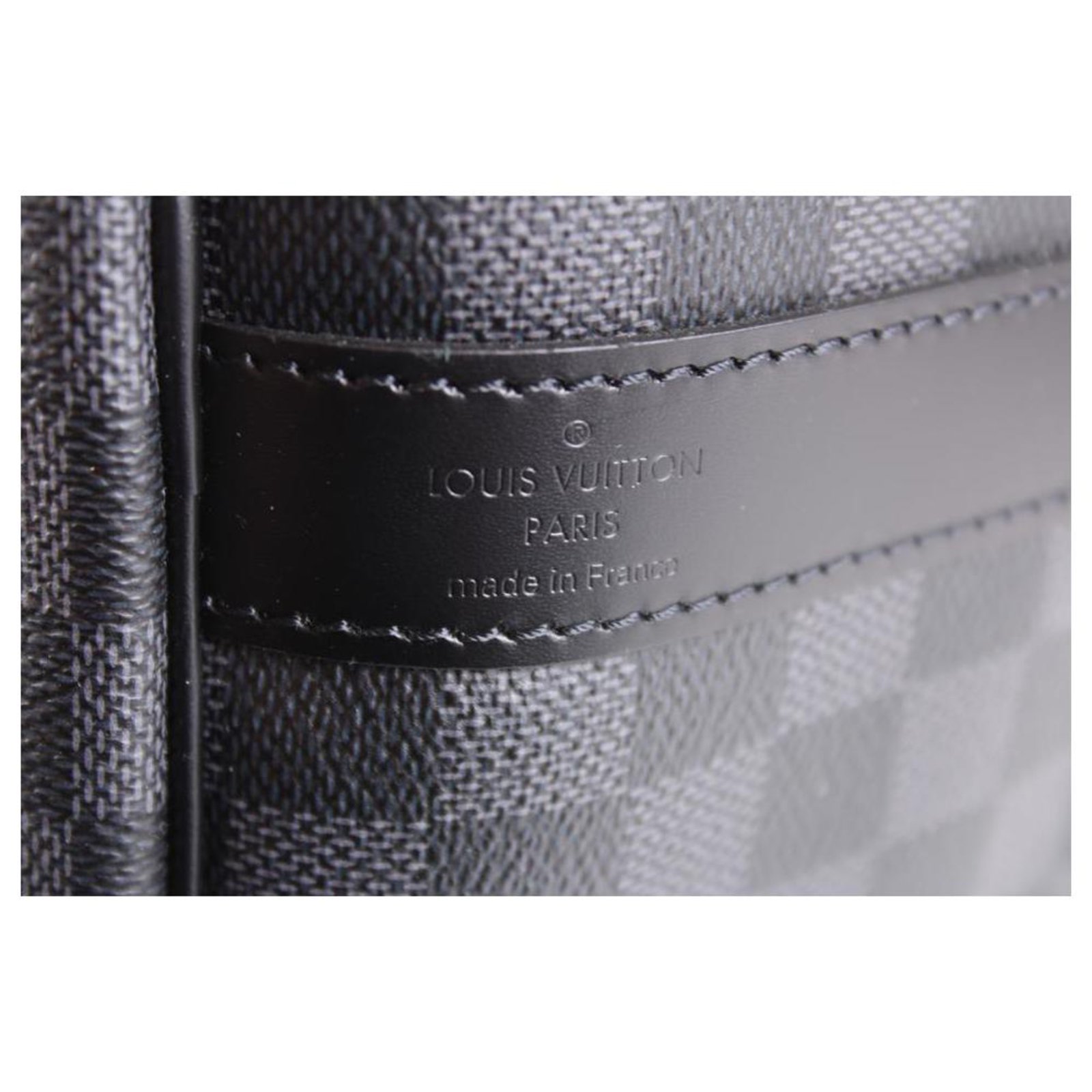 Louis Vuitton Damier Graphite Keepall Bandouliere 45 Duffle Bag with Strap  Black Leather ref.293504 - Joli Closet