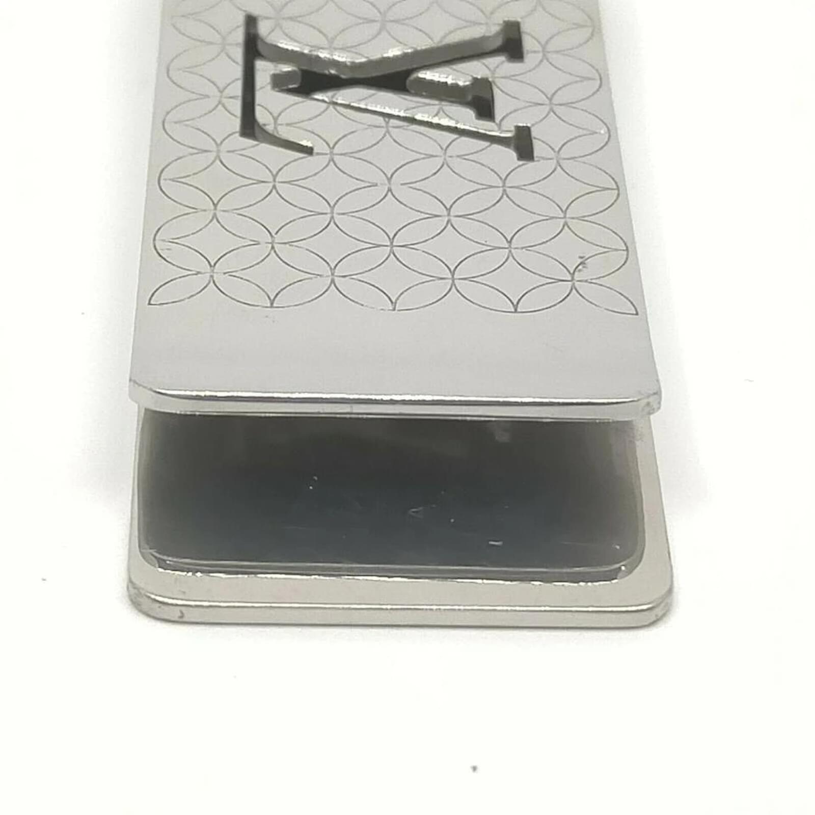 Louis Vuitton Champs Elysees Money Clip Metal Silver 84682424