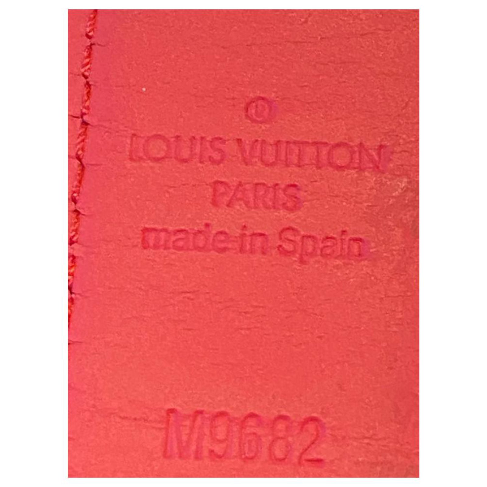 Louis Vuitton 85/34 30mm White Monogram Multicolor LV Reversible Ceinture Belt861067