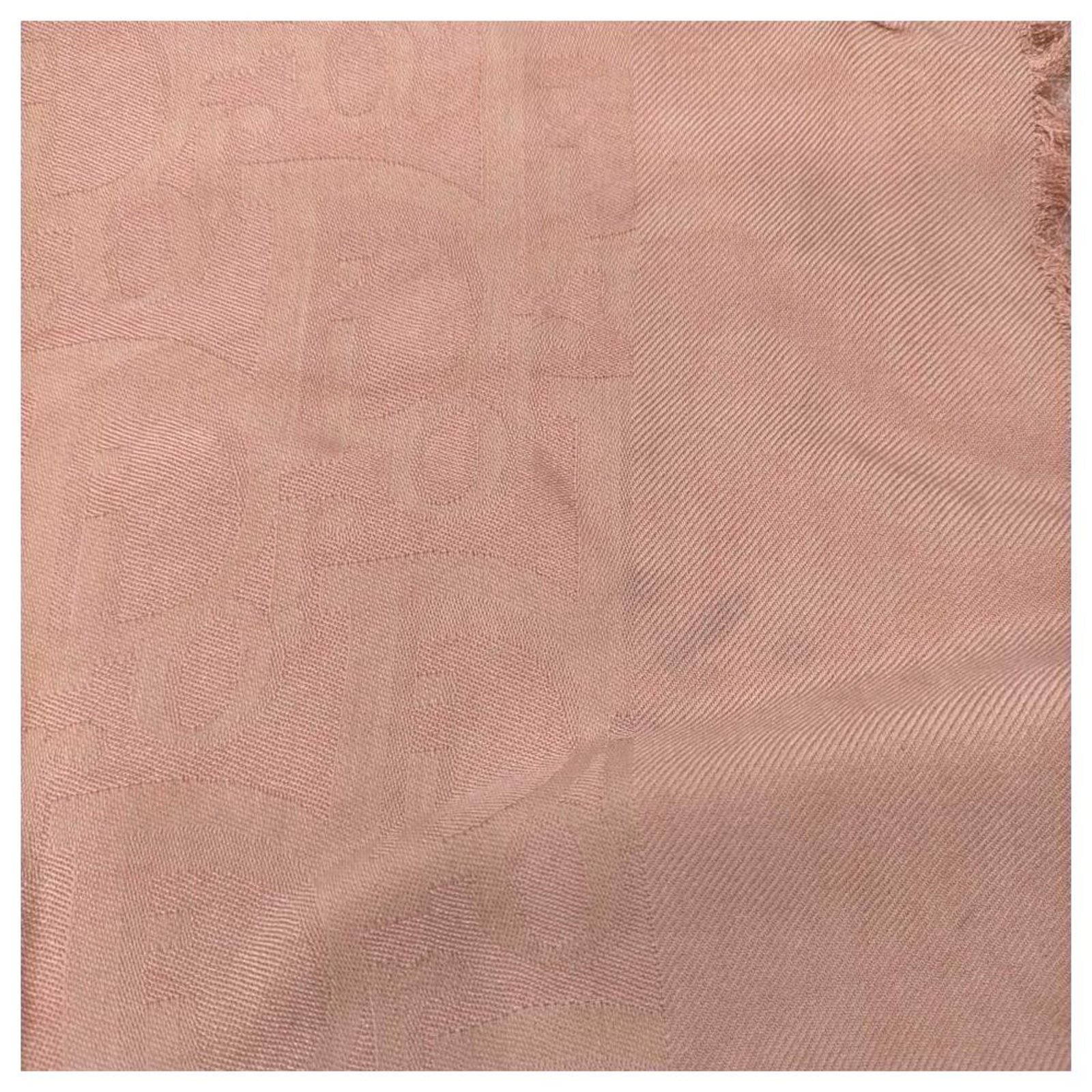Christian Dior Dusty Rose Pink Monogram Trotter Scarf 862094 at 1stDibs