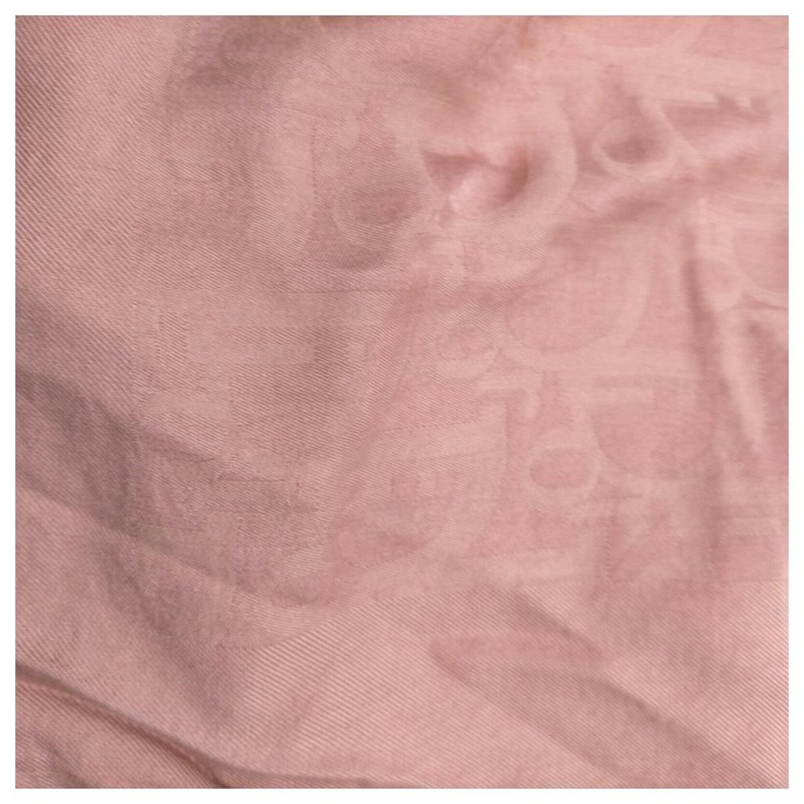 Christian Dior Dusty Rose Pink Monogram Trotter Scarf 862094