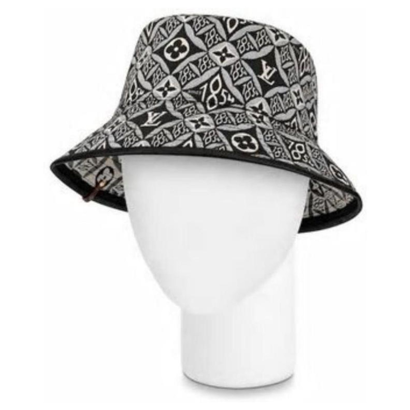 Louis Vuitton Black and White Since 1854 Bucket Hat - Ann's Fabulous  Closeouts
