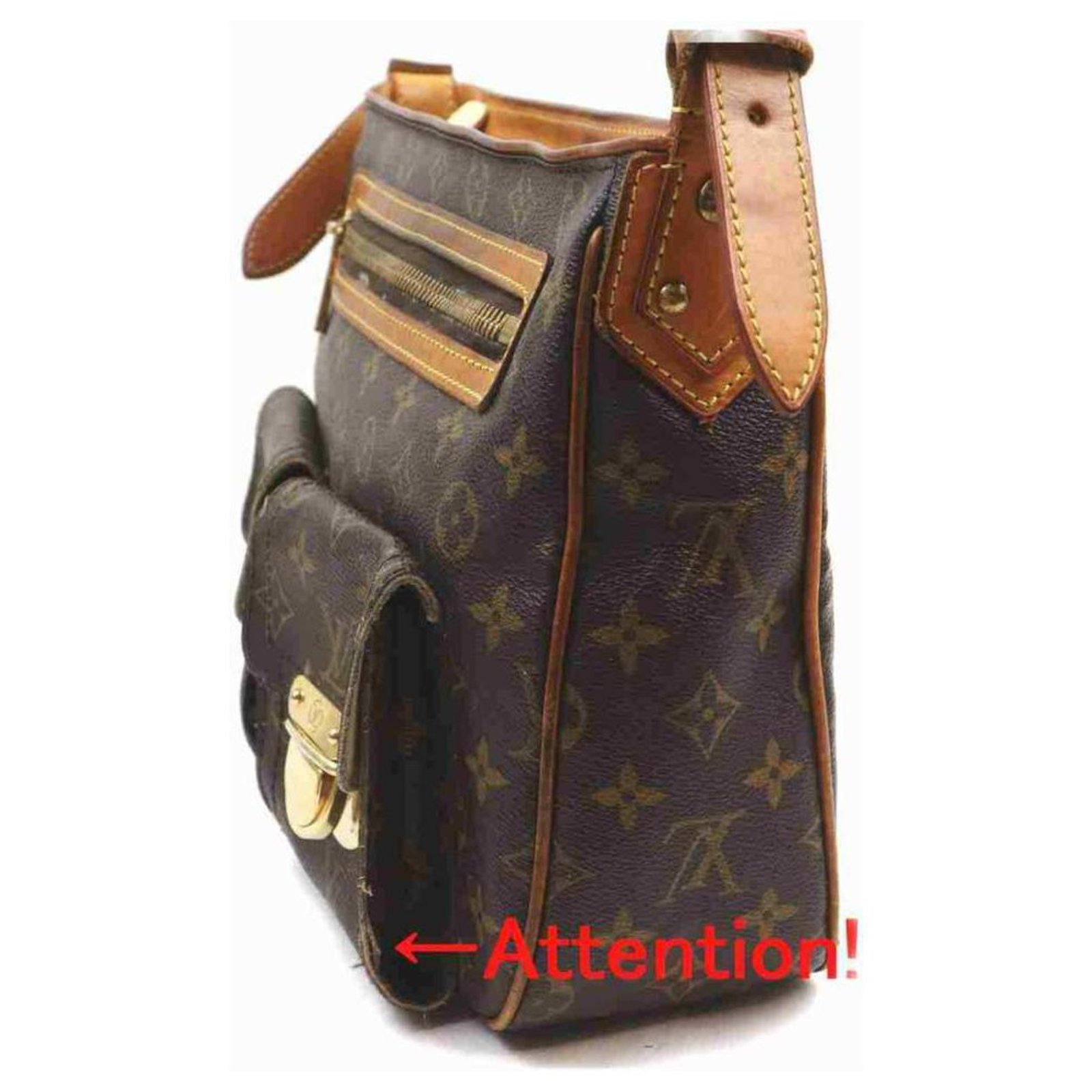 Louis Vuitton Monogram Hudson GM Manhattan Messenger Brown ref.294155 -  Joli Closet