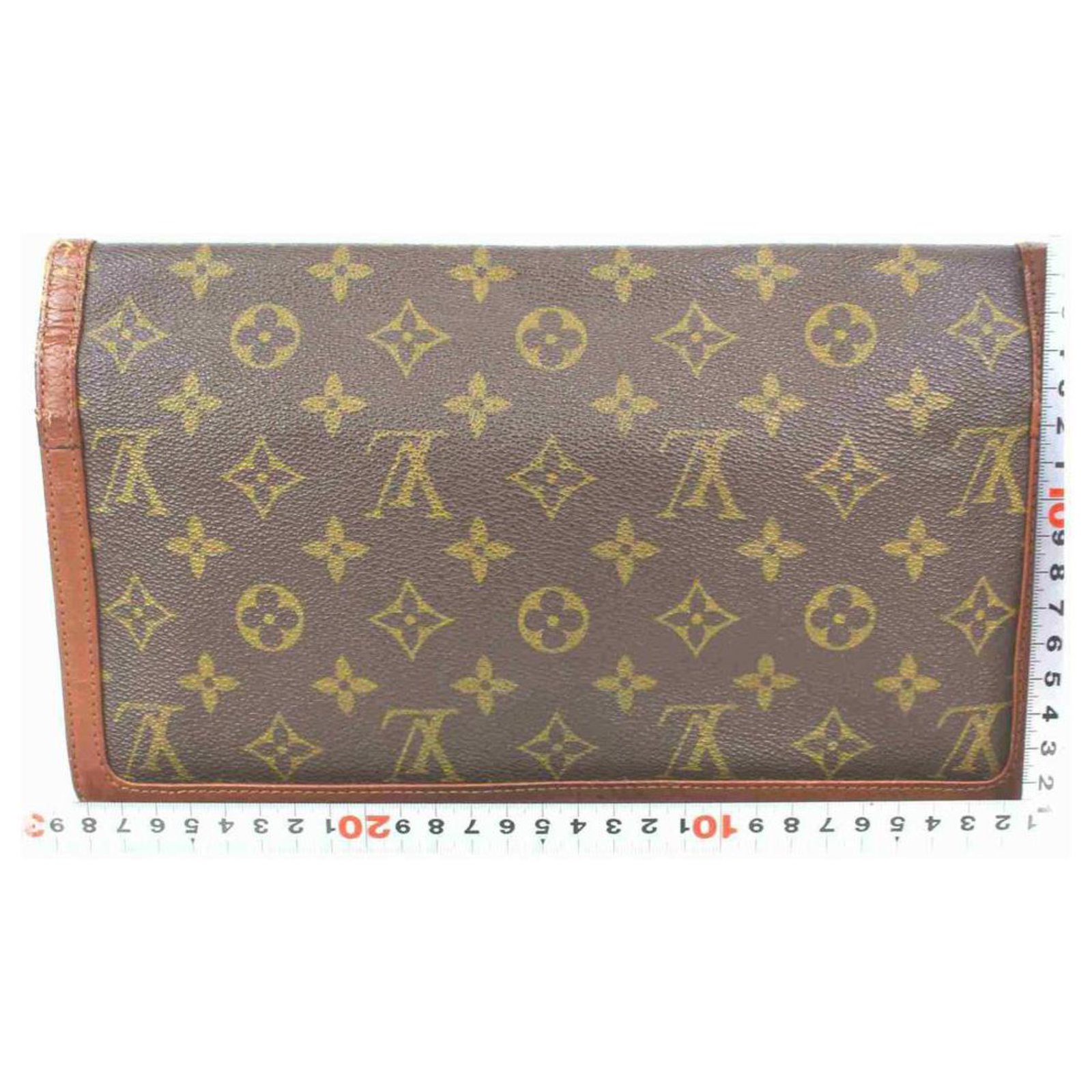 Louis Vuitton Monogram Pochette Dame GM Envelope Clutch Metal ref.294267 -  Joli Closet