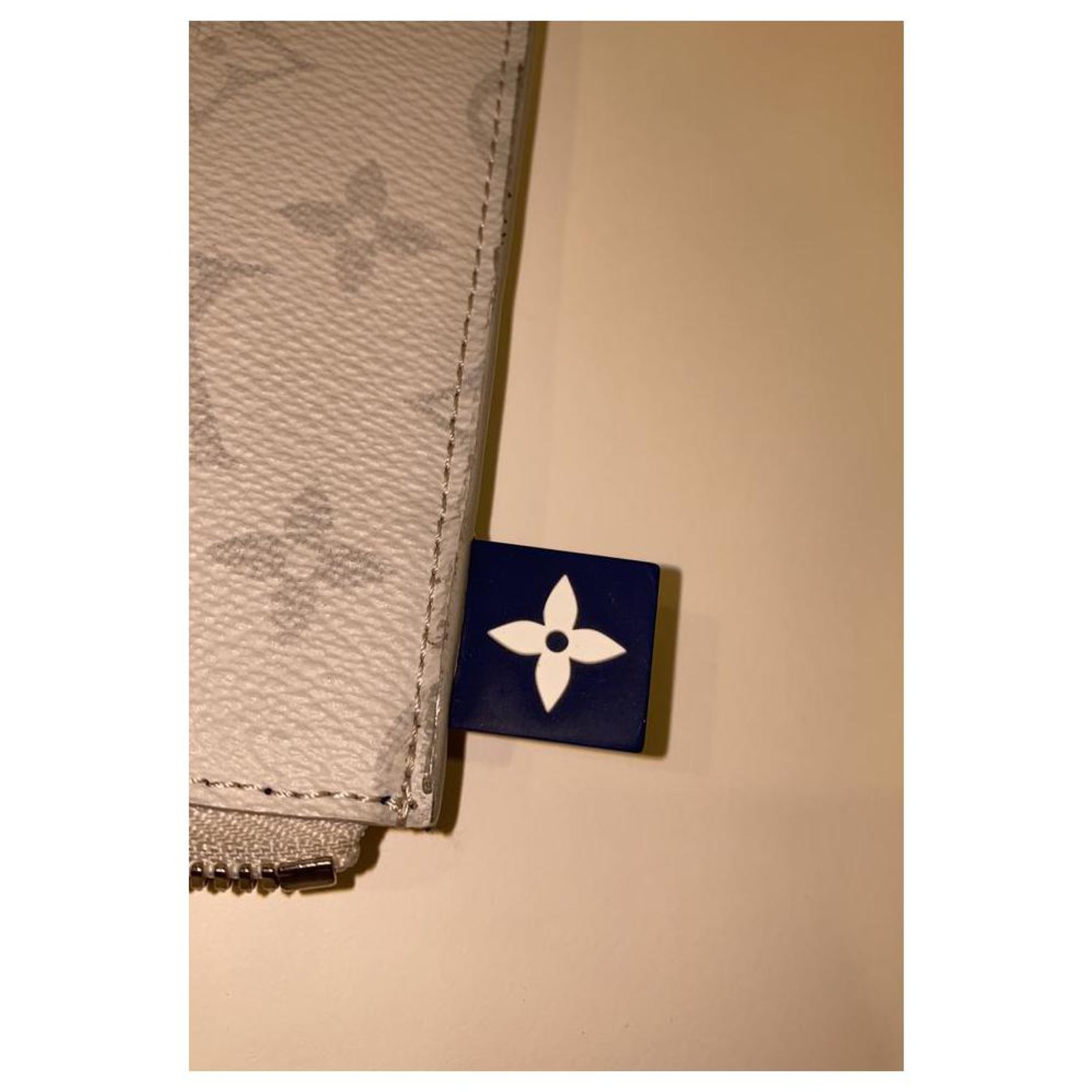 Louis Vuitton White Monogram Antarctica Pochette Jour PM Leather