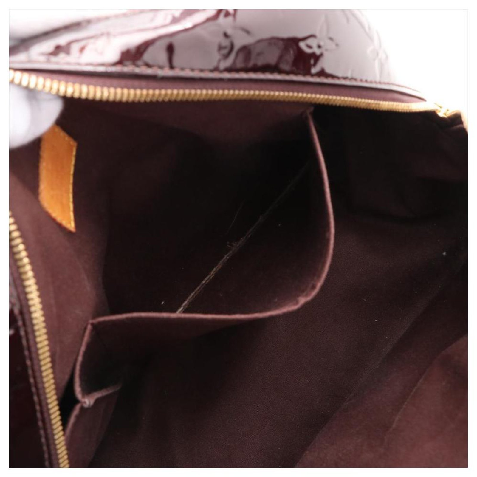 Louis Vuitton Amarante Monogram Vernis Summit Drive Boston Leather  ref.294432 - Joli Closet