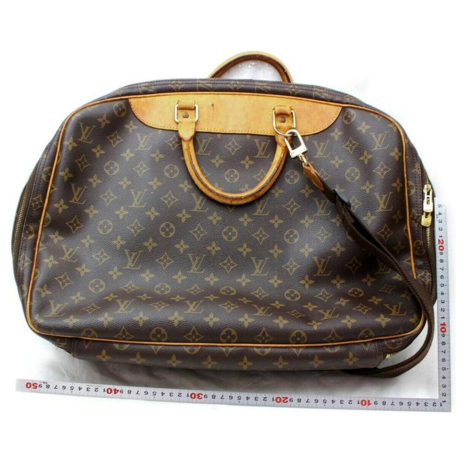 Louis Vuitton Monogram Alize 2 Poches Luggage with Strap 860376