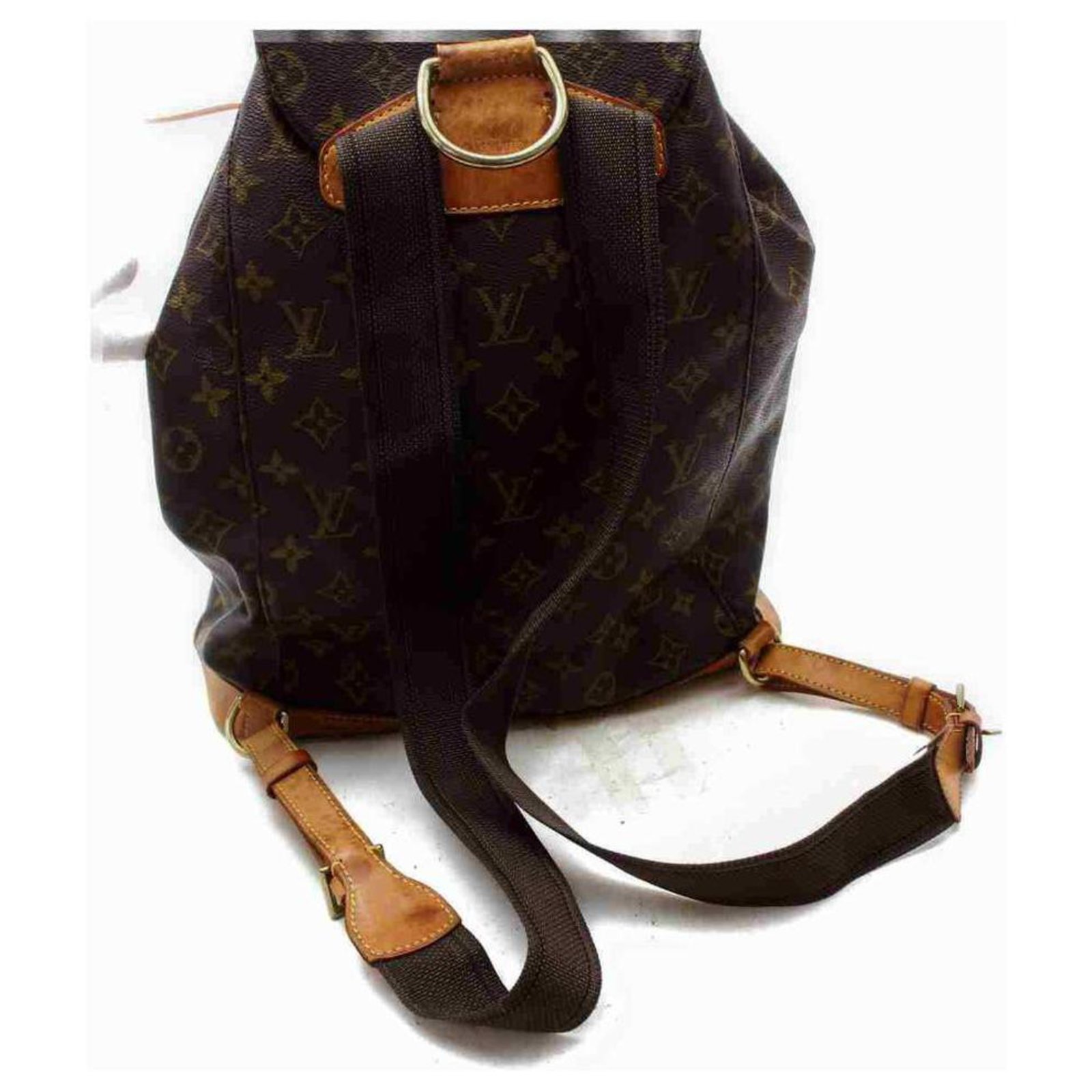 Louis Vuitton Monogram Montsouris GM Backpack Bookbag Leather ref.294494 -  Joli Closet