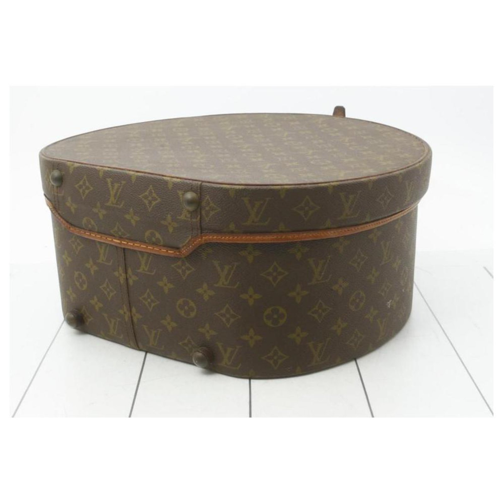 Louis Vuitton Boite Chapeau Monogram Hat Box 40 Leather ref.294507 - Joli  Closet