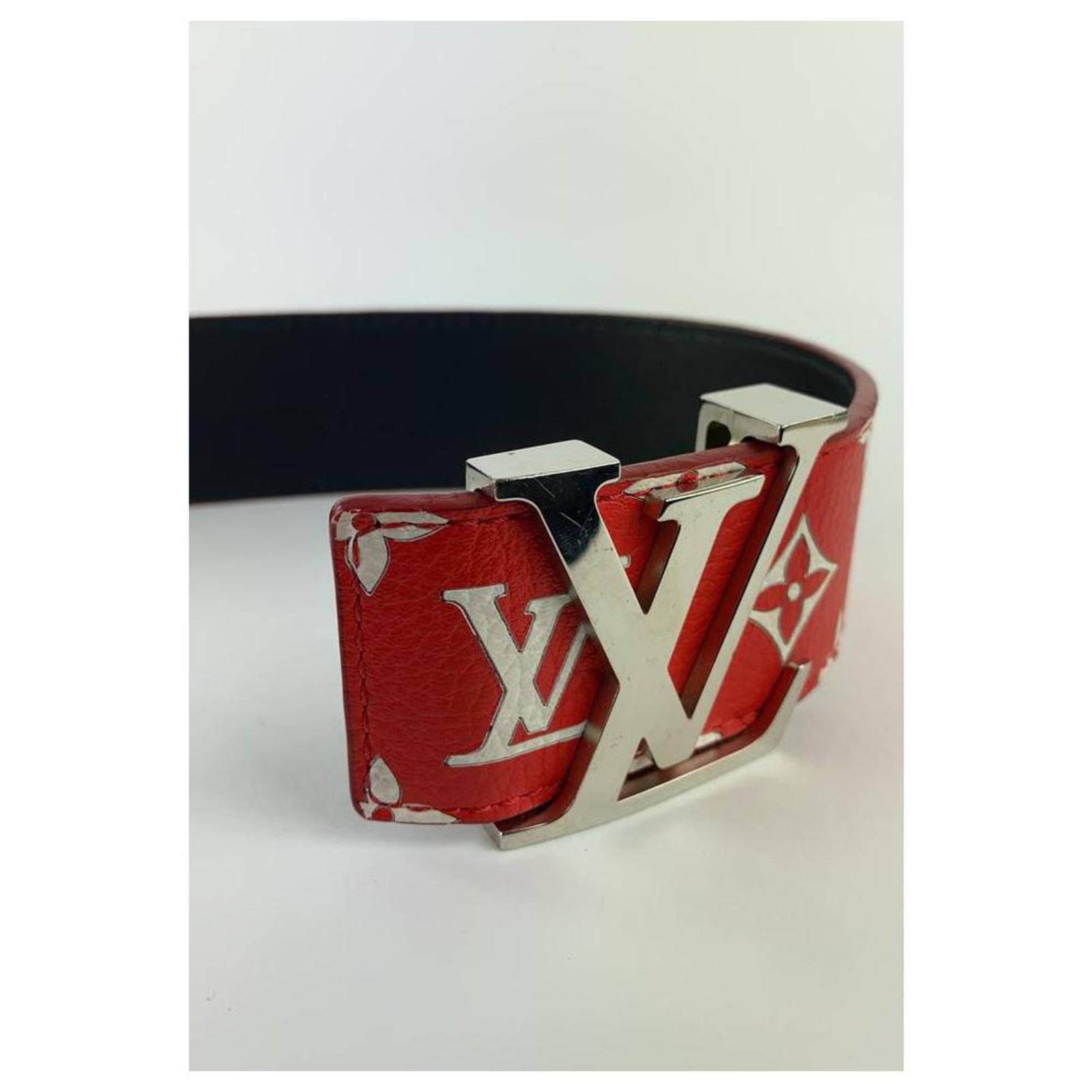 red and black louis vuitton belt
