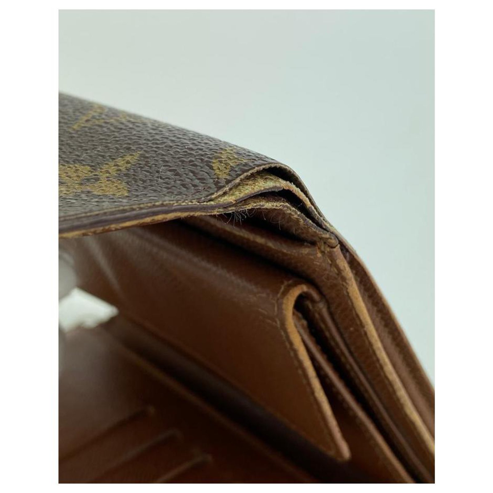 Louis Vuitton Monogram Porte-Tresor Etui Papiers Wallet 9l102 Leather  ref.294721 - Joli Closet