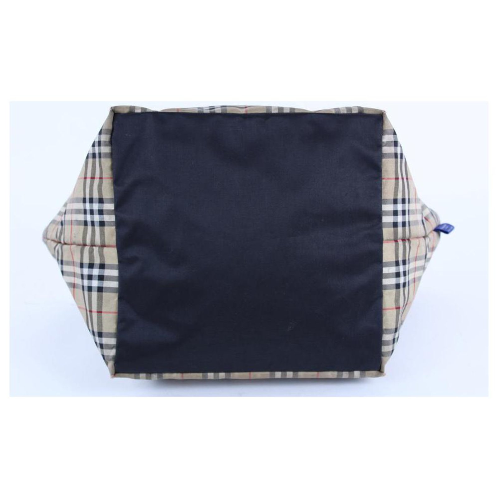 BURBERRY Blue Label Nova Check Tote Bag Nylon Brown Auth ar4517 Cloth  ref.334886 - Joli Closet